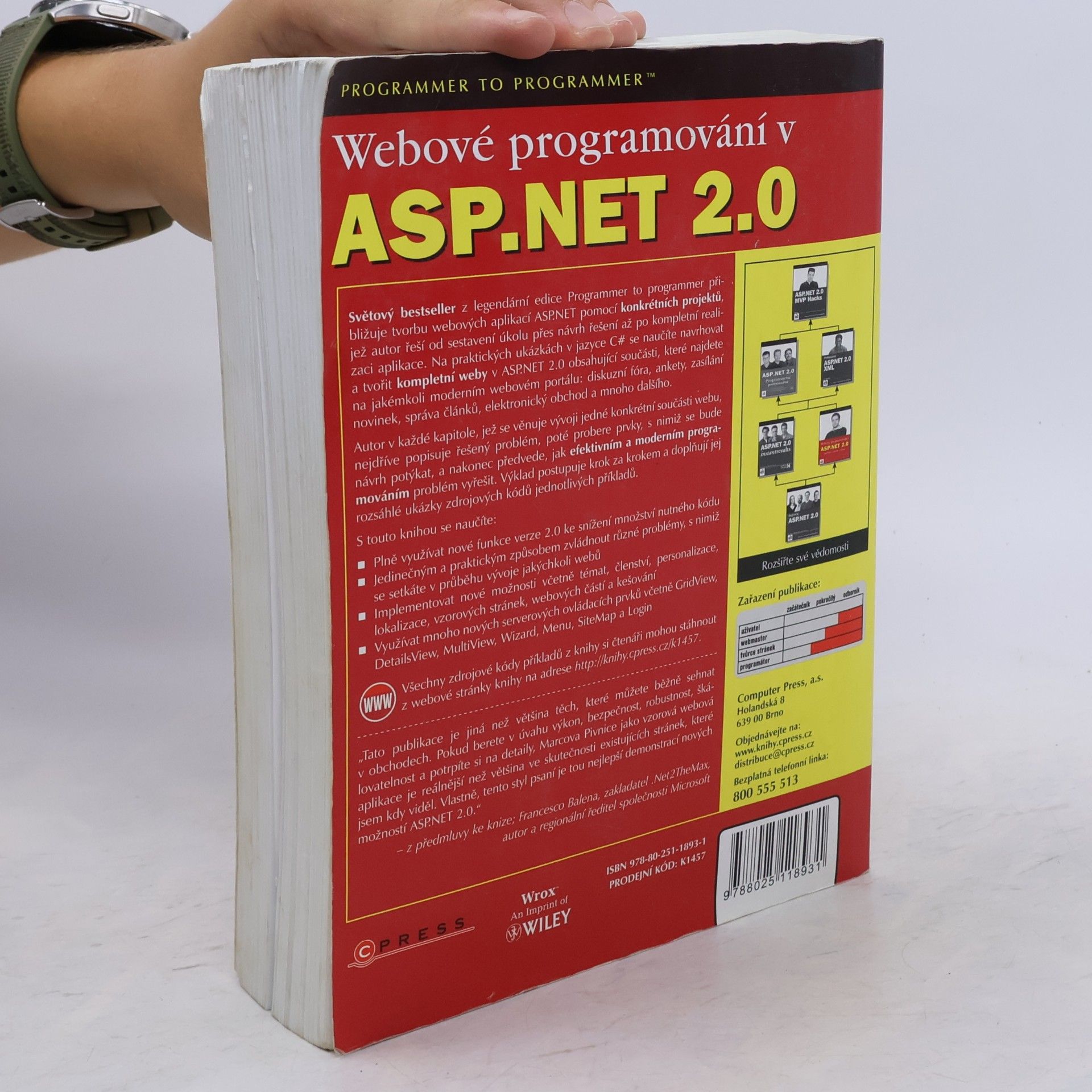 Marco Bellinaso Webové programovaní v ASP.NET 2.0 - Problém, návrh, řešení