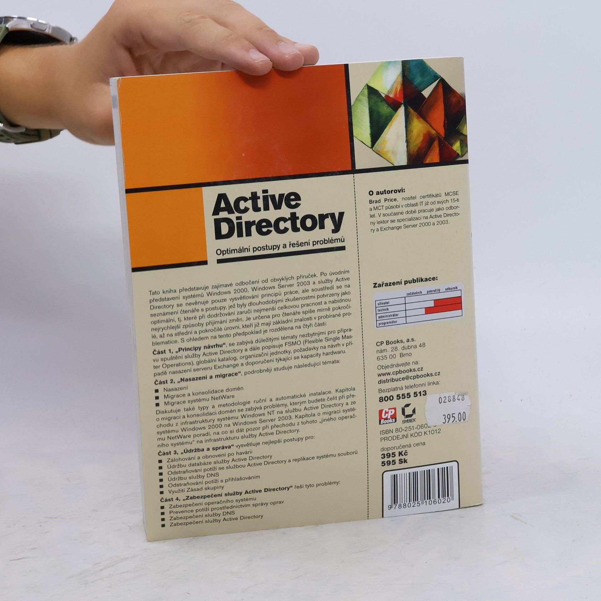 Brad Price Active Directory : optimální postupy a řešení problémů