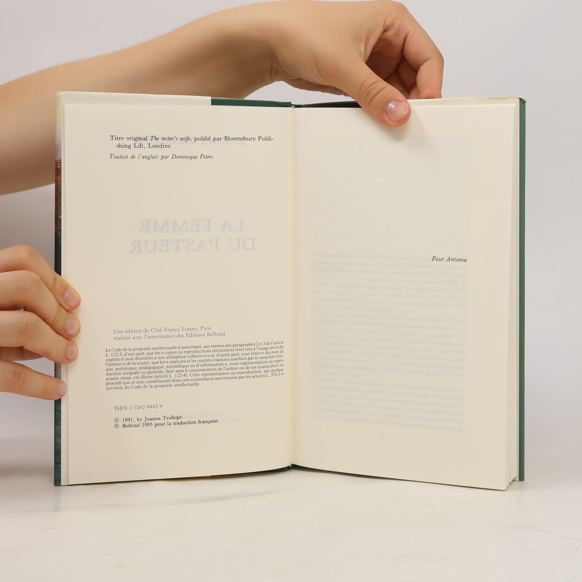Joanna Trollope La femme du pasteur