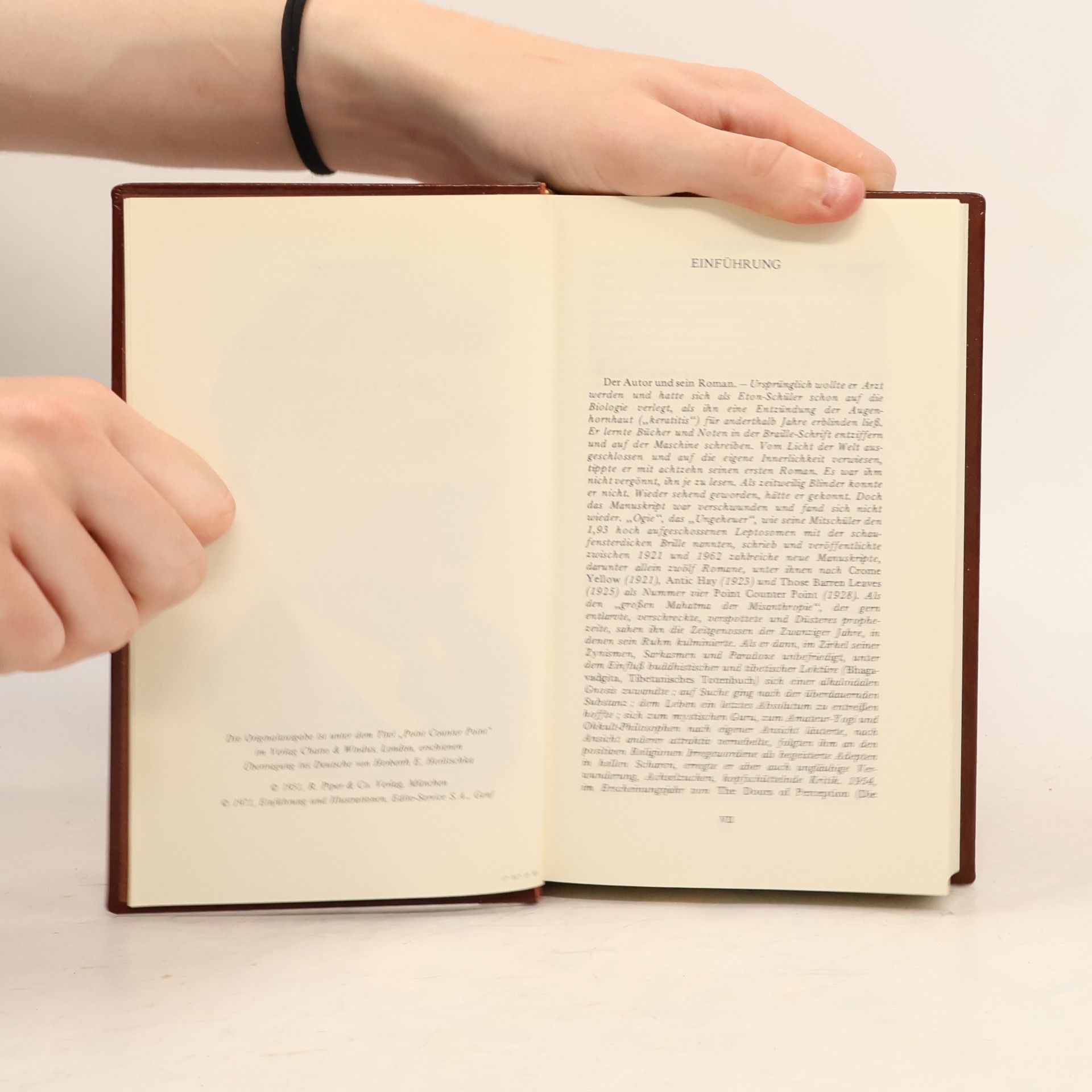 Aldous Huxley Kontrapunkt des Lebens