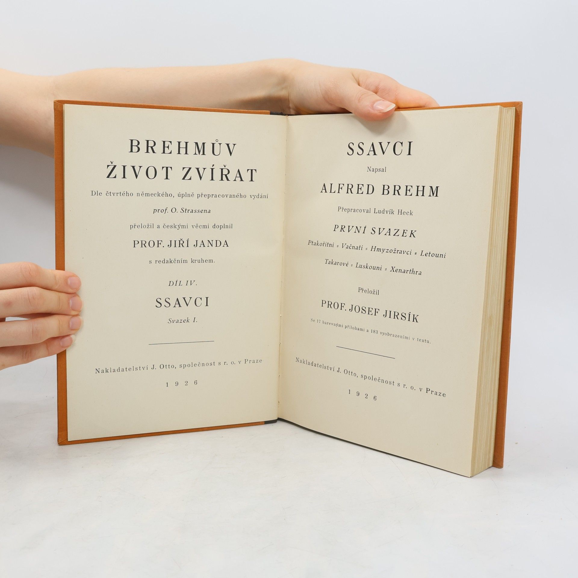 Alfred Edmund Brehm Brehmův život zvířat IV. Ssavci 1