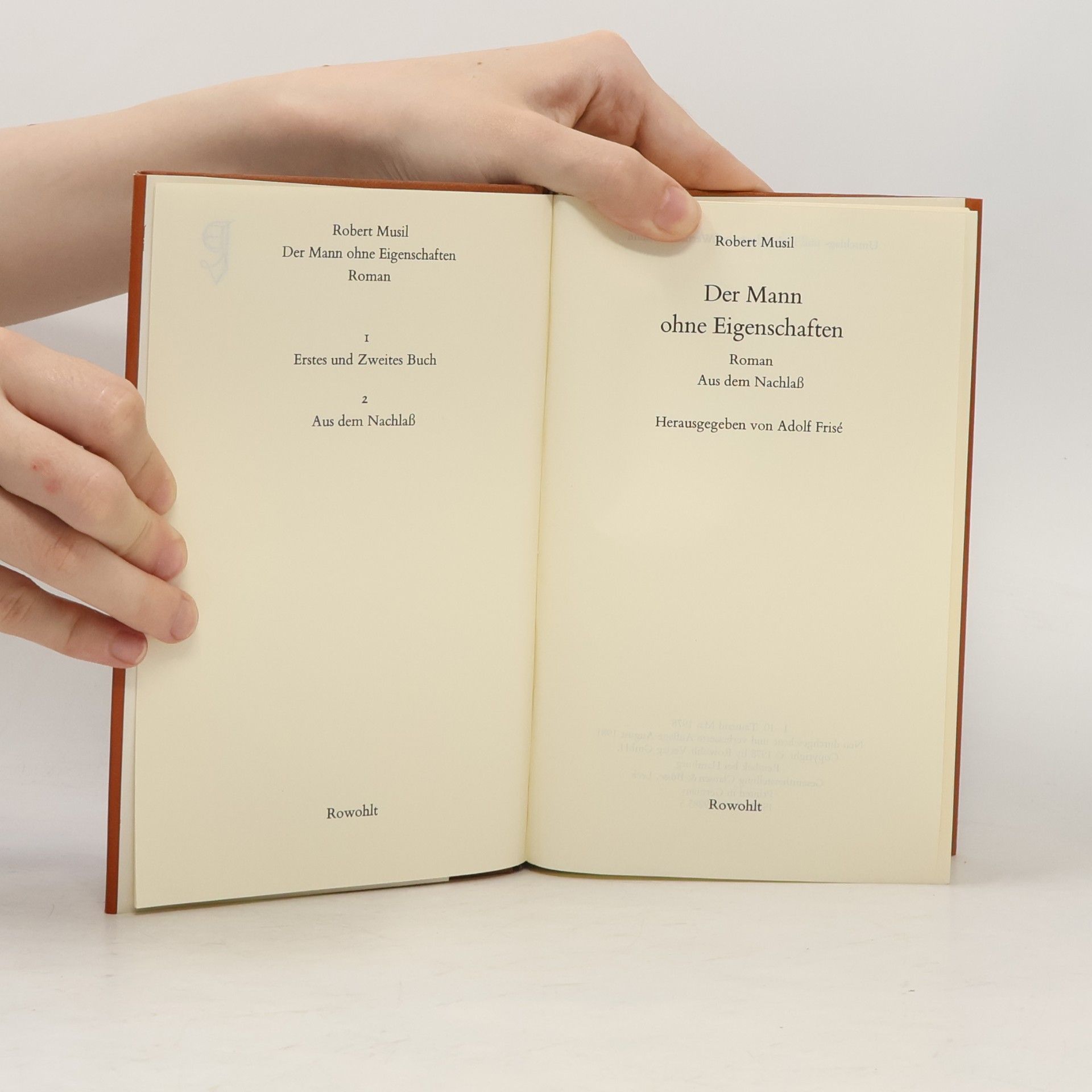 Robert Musil Der Mann ohne Eigenschaften 2