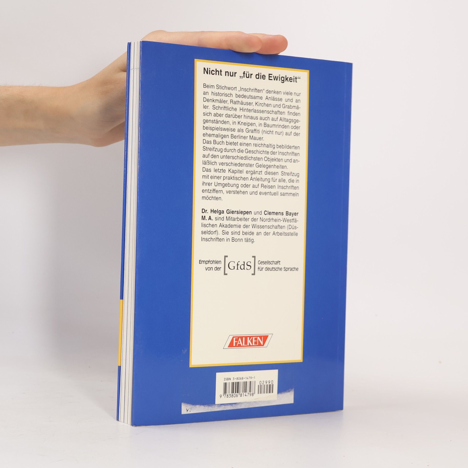 Helga Giersiepen Inschriften Schriftdenkmäler