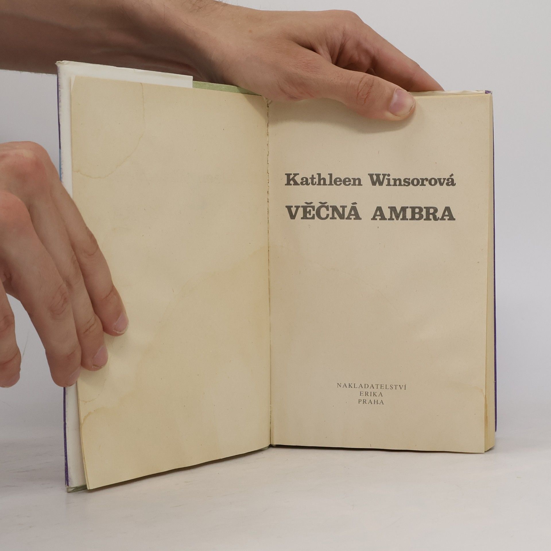 Kathleen Winsor Věčná Ambra