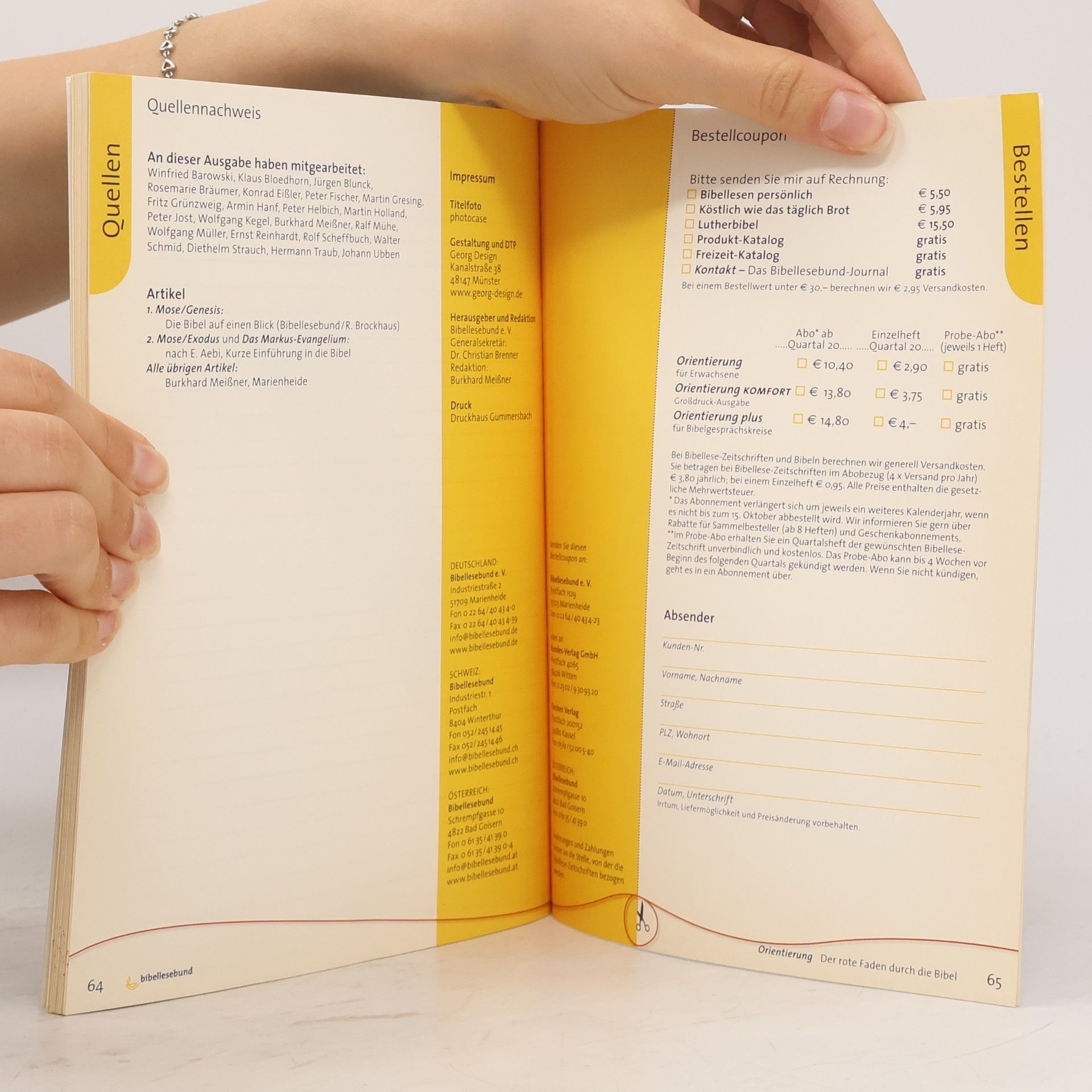 Autorenkollektiv Orientierung. Der rote Faden in 82 Tagen durch die Bibel