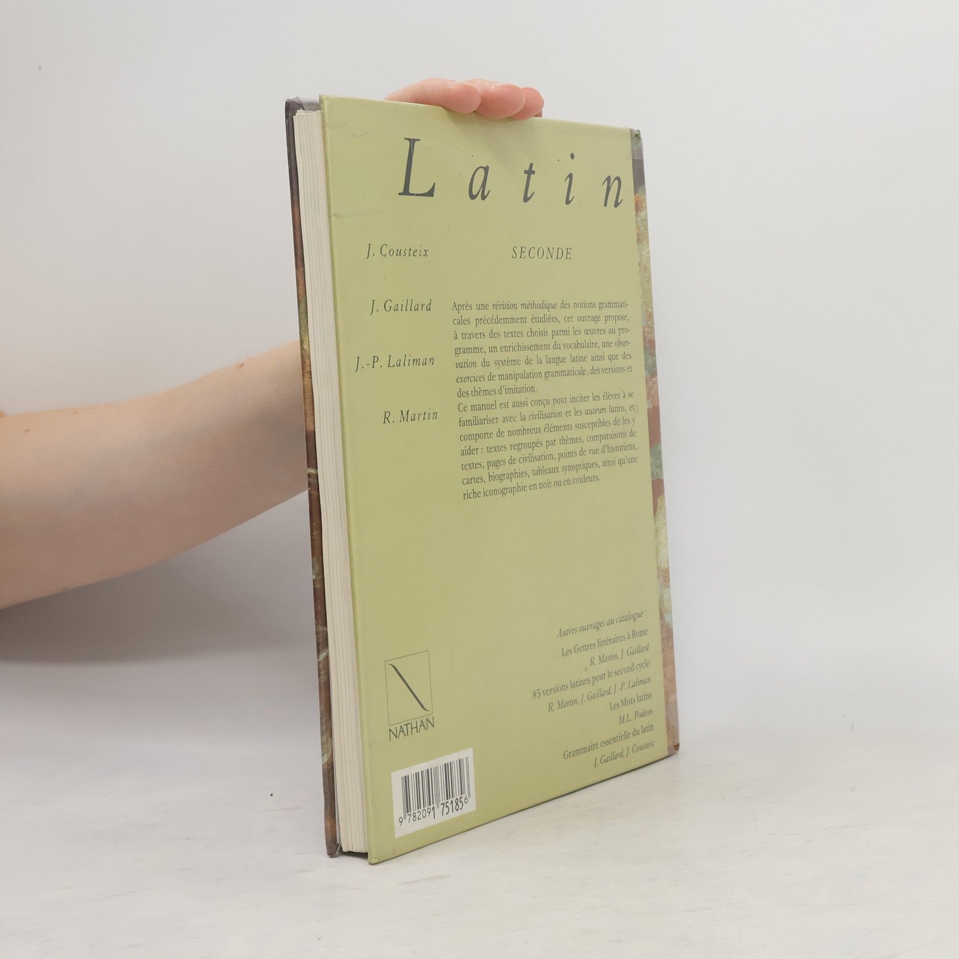 Jean Cousteix Latin - 2E-ELEVE