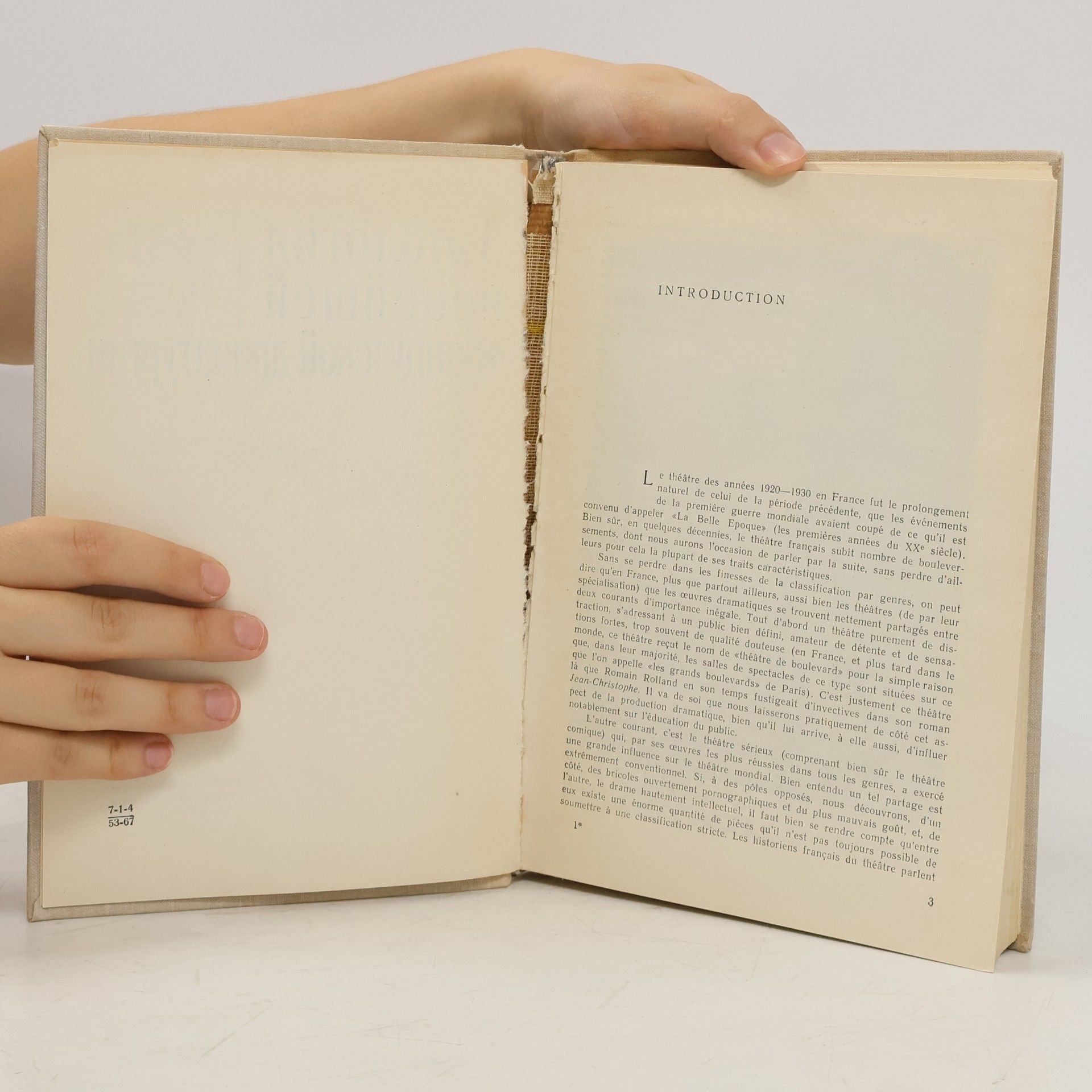 Collectif d'auteurs Anthologie du théâtre français 1935-1965