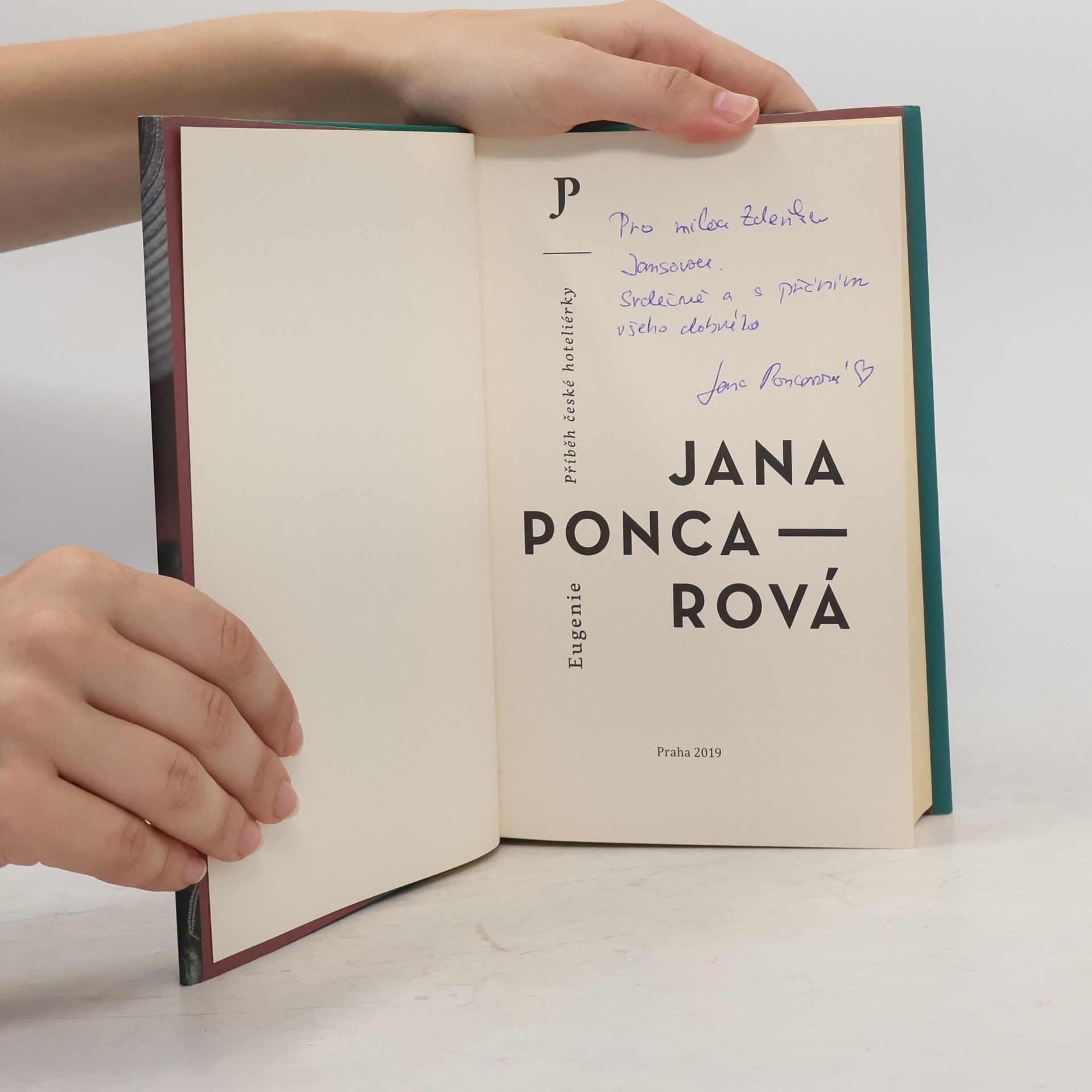 Jana Poncarová Eugenie: Příběh české hoteliérky