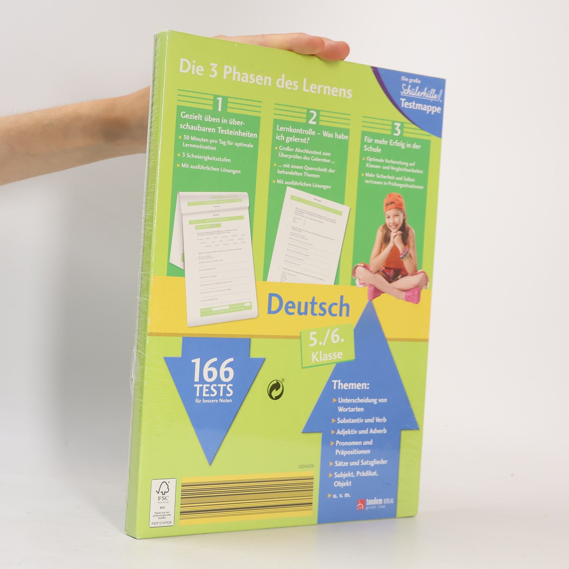 Kolektiv autorů Die große Schülerhilfe-Testmappe Deutsch Grammatik