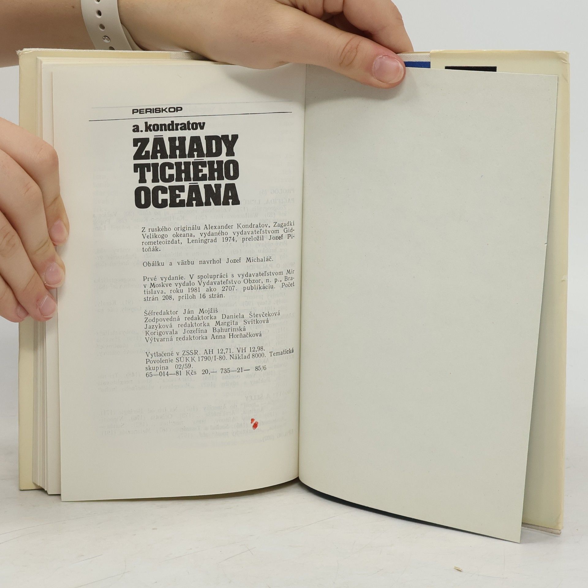 Aleksandr Kondratov Záhady Tichého oceána