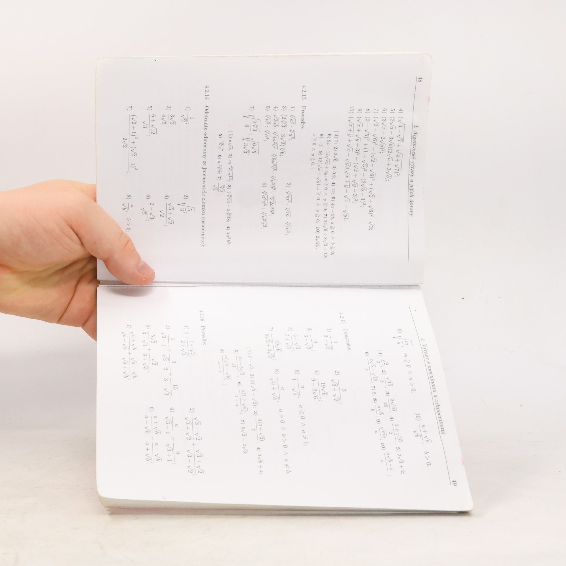 František Janeček Sbírka úloh z matematiky pro střední školy