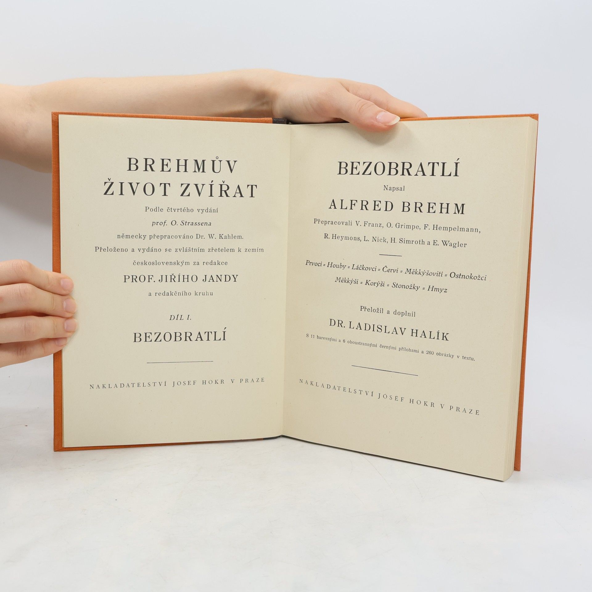 Kolektiv autorů Brehmův život zvířat. Díl I. Bezobratlí