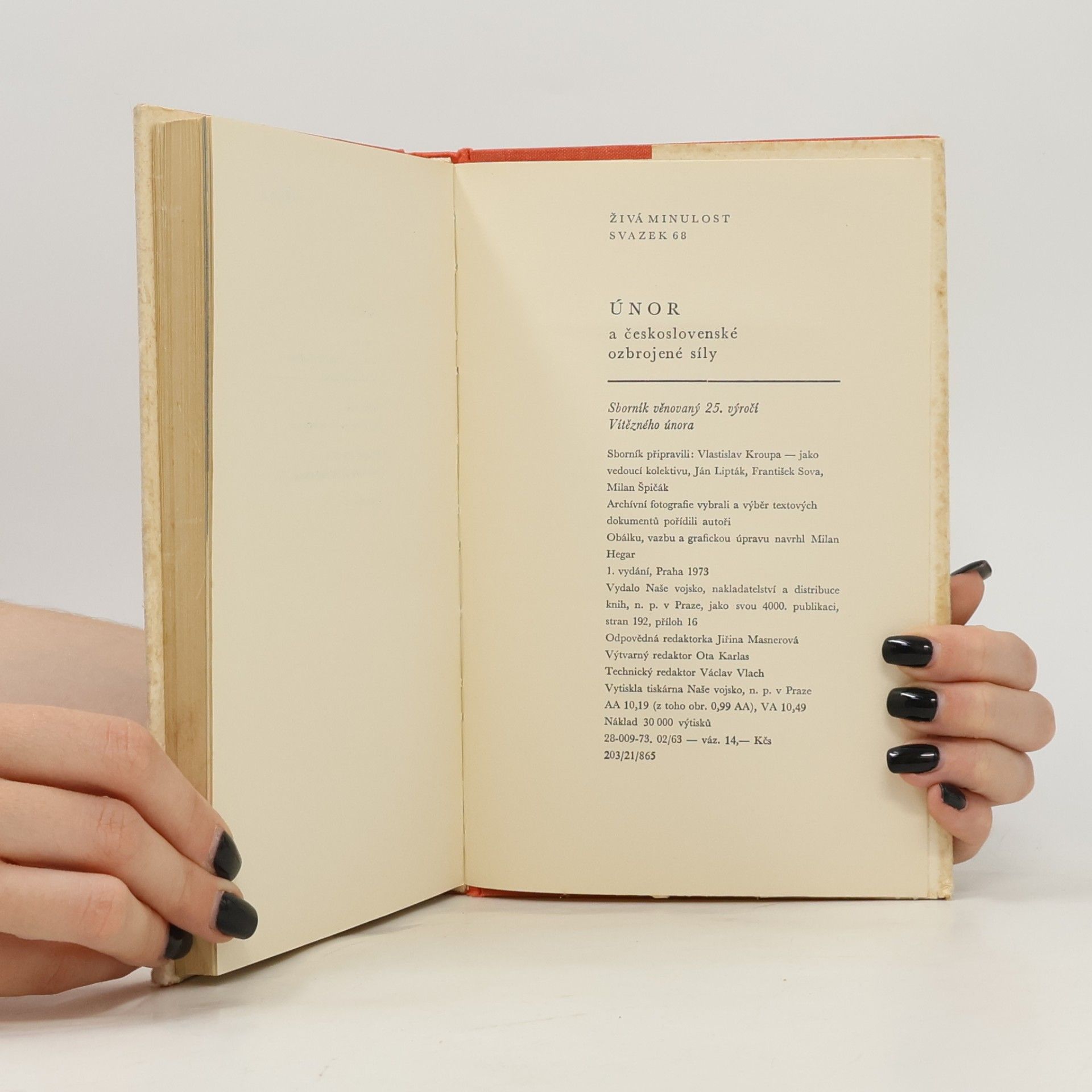 Autorenkollektiv Únor a československé ozbrojené síly