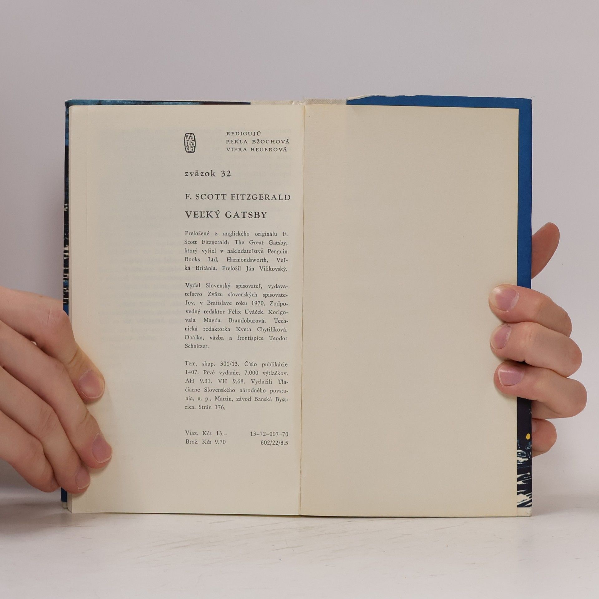 Francis Scott Fitzgerald Veľký Gatsby