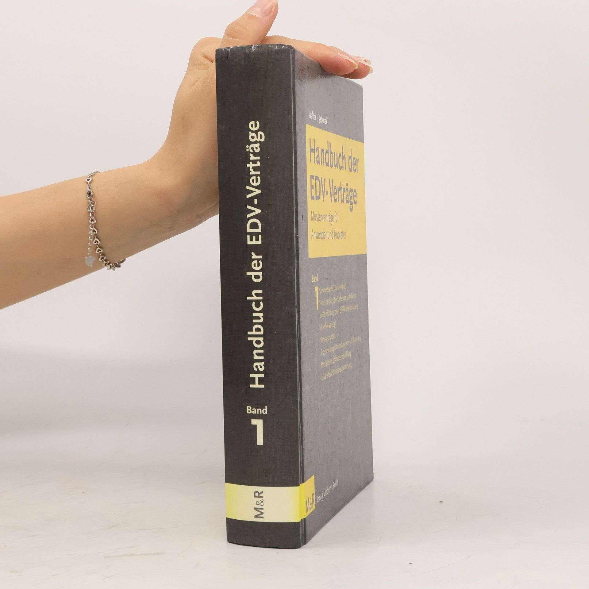 Walter J. Jaburek Handbuch der EDV-Verträge. Musterverträge für Anwender und Anbieter 1