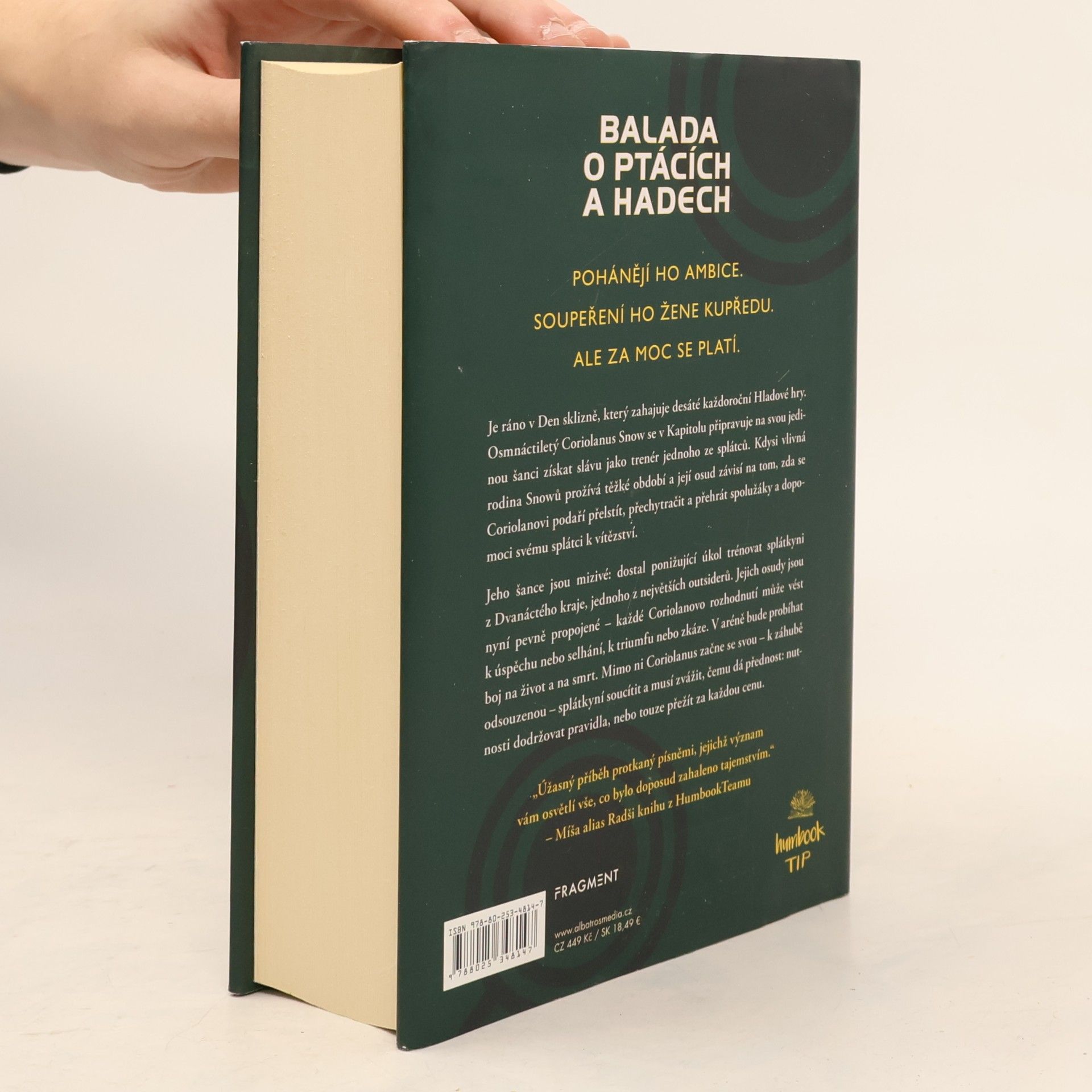 Suzanne Collins Balada o ptácích a hadech