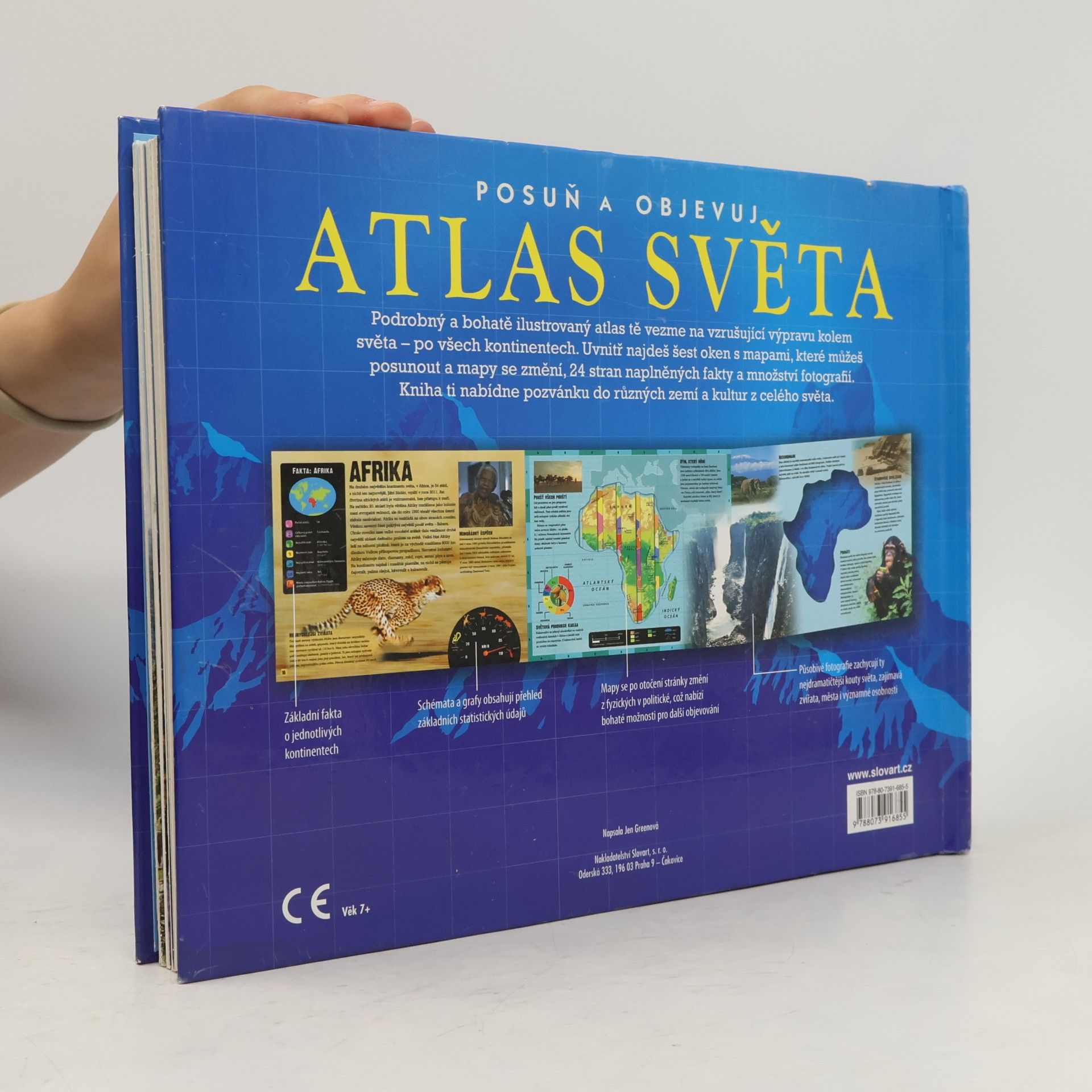 Jen Green Atlas světa posuň a objevuj