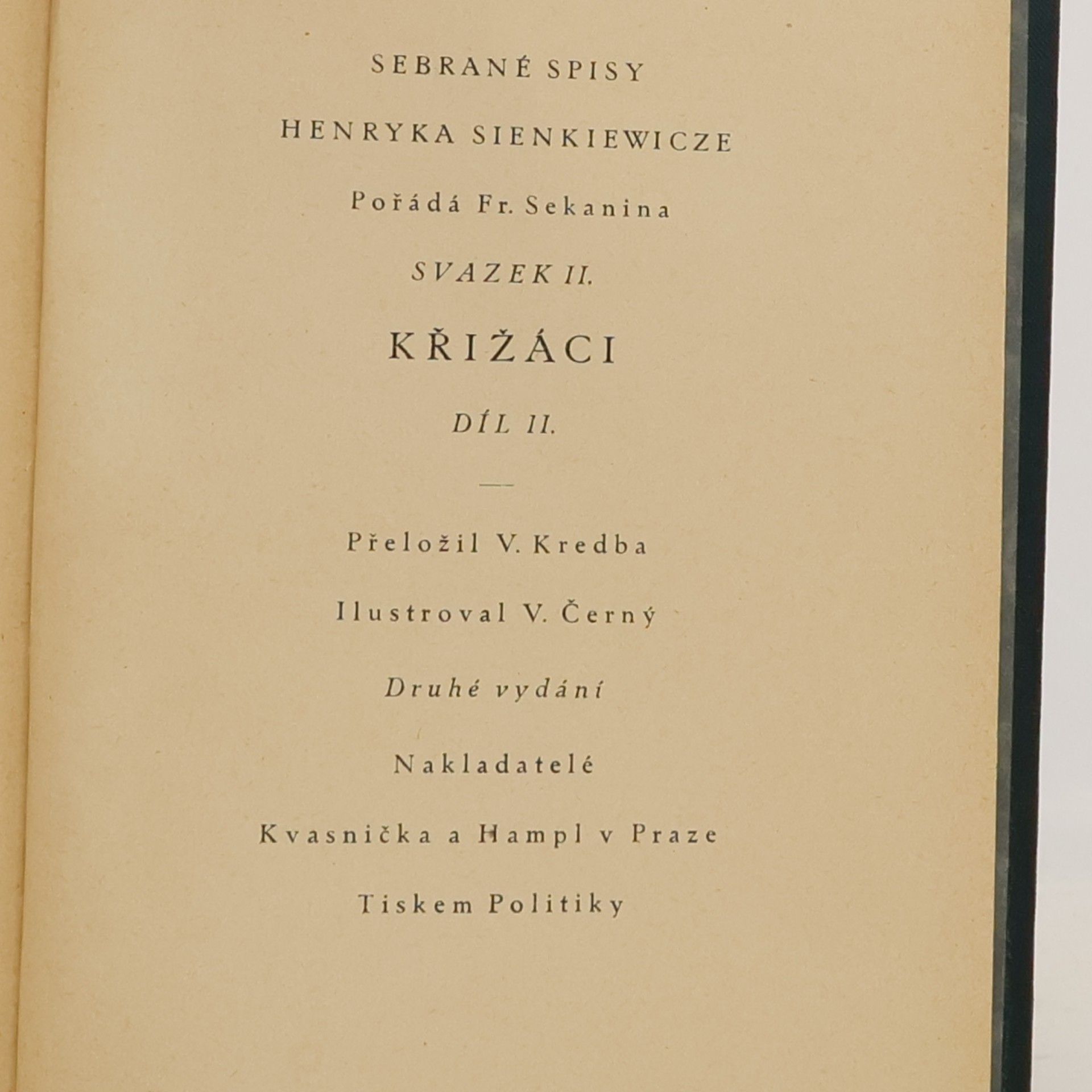 Henryk Sienkiewicz Křižáci II.