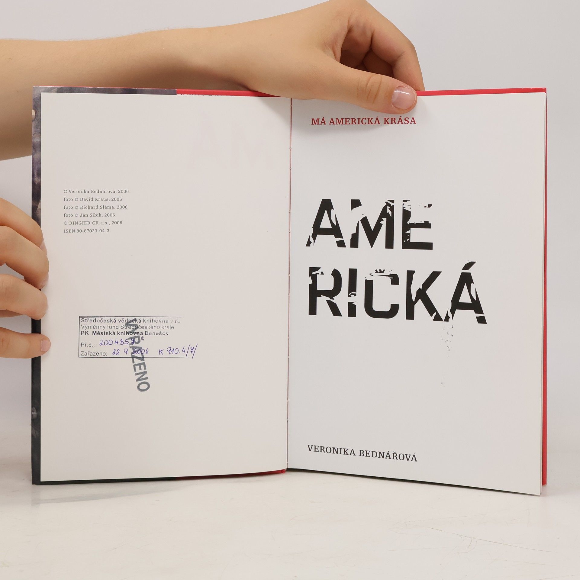 Veronika Bednářová Má americká krása