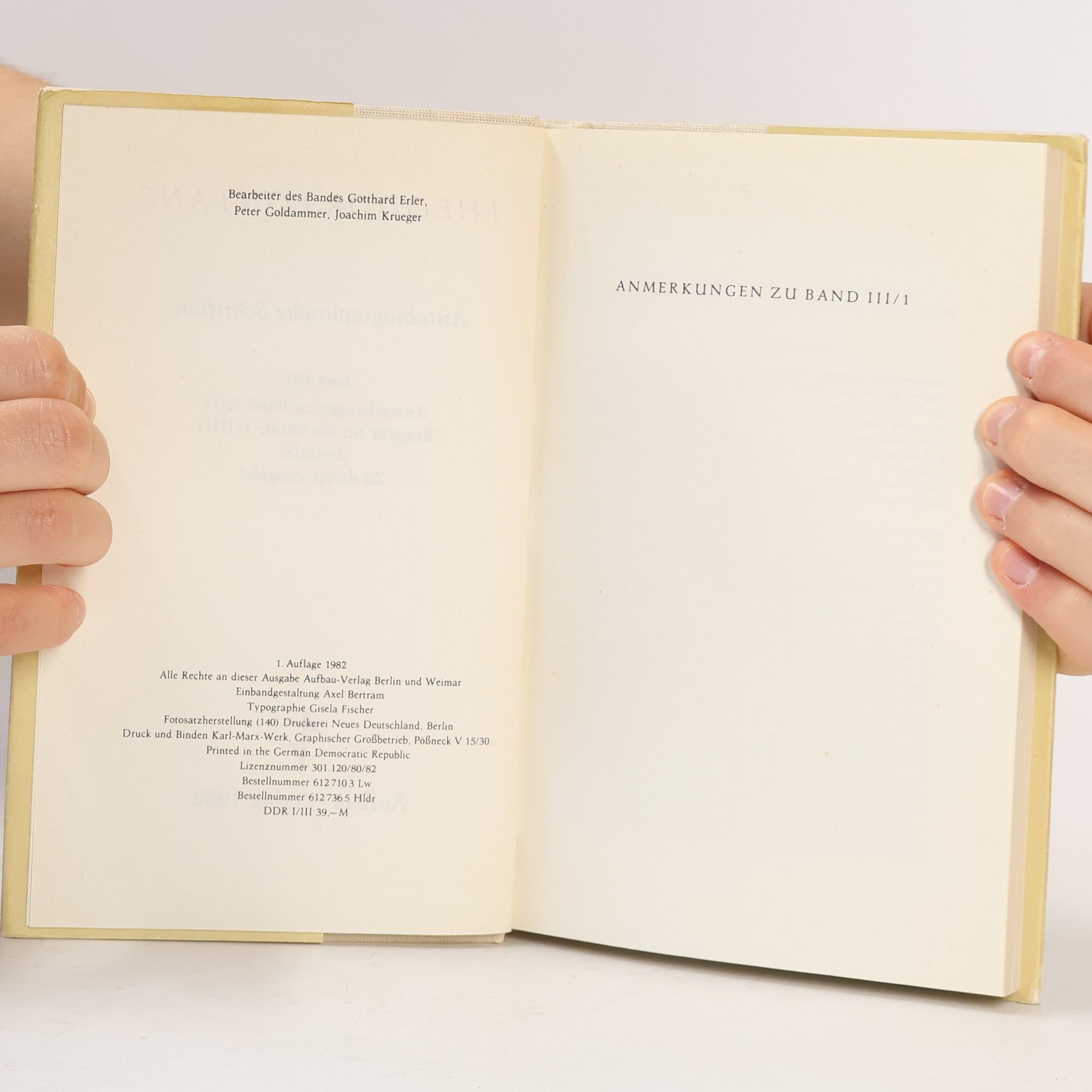 Theodor Fontane Autobiographische Schriften III/2