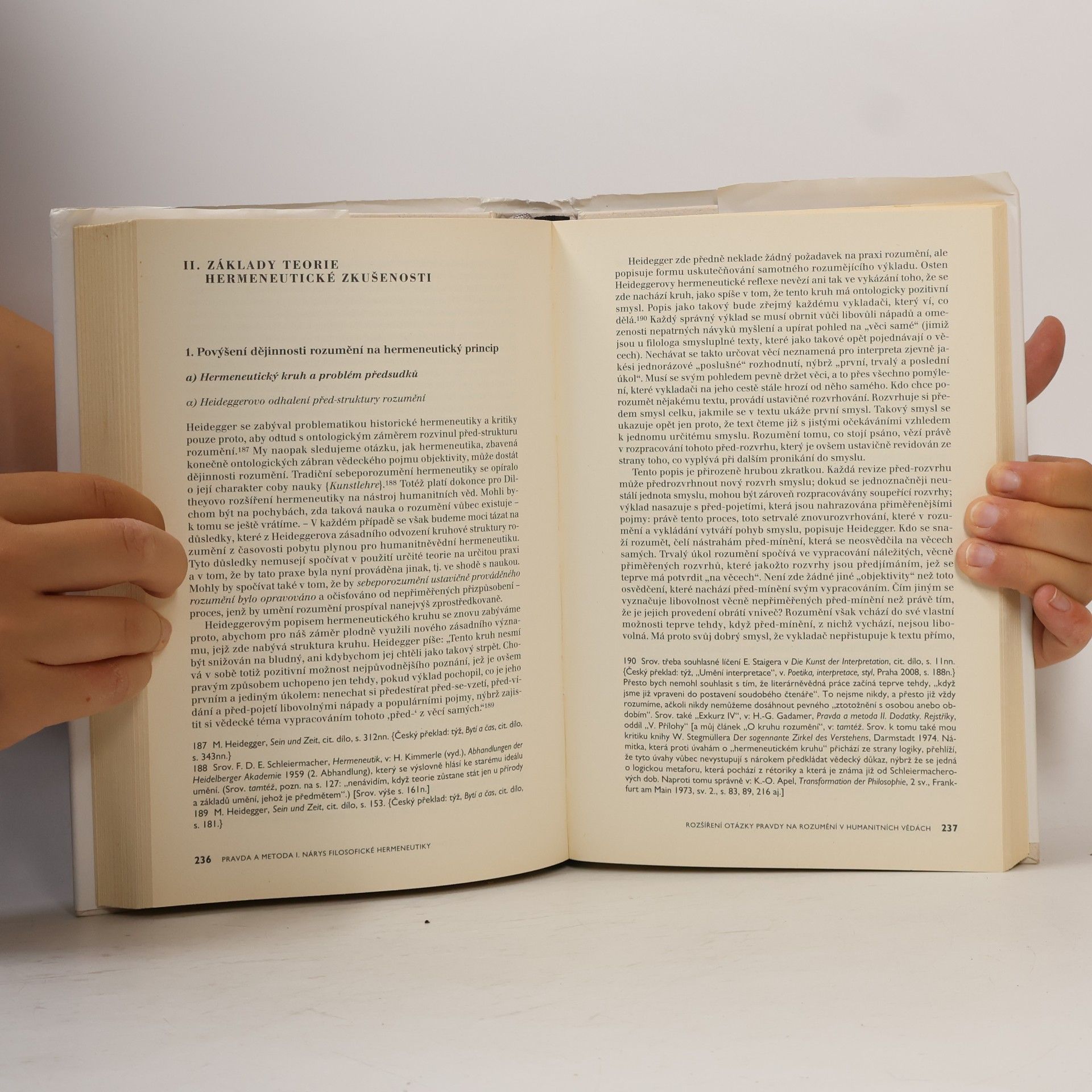 Hans-Georg Gadamer Pravda a metoda I. Nárys filosofické hermeneutiky