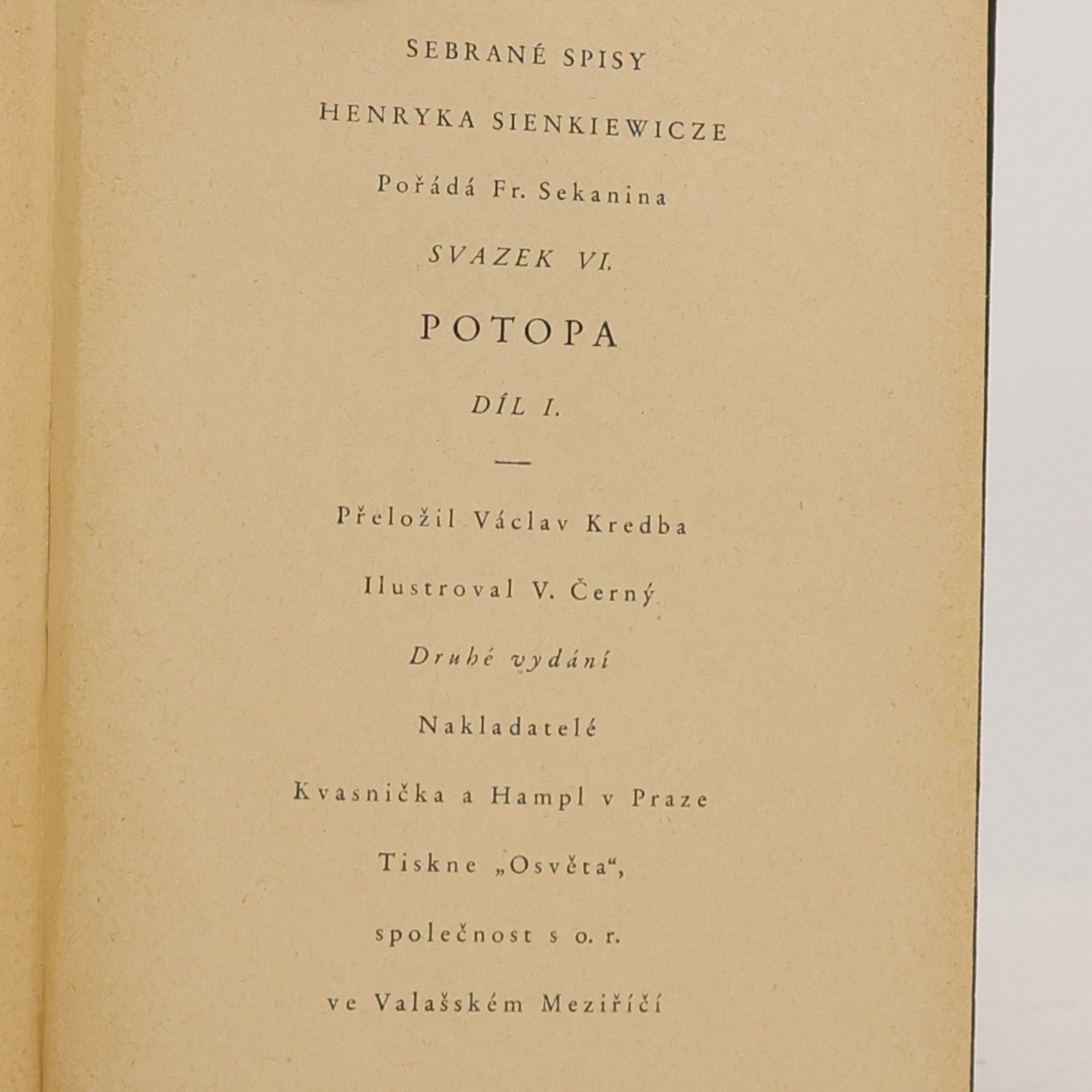 Henryk Sienkiewicz Potopa I