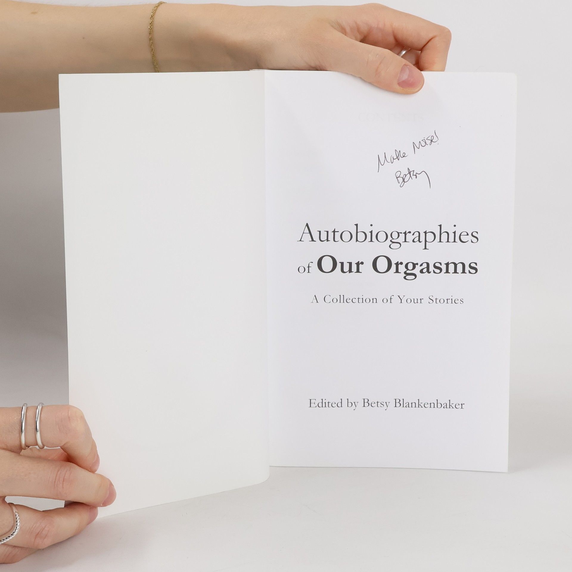Betsy Blankenbaker Autobiographies of Our Orgasms