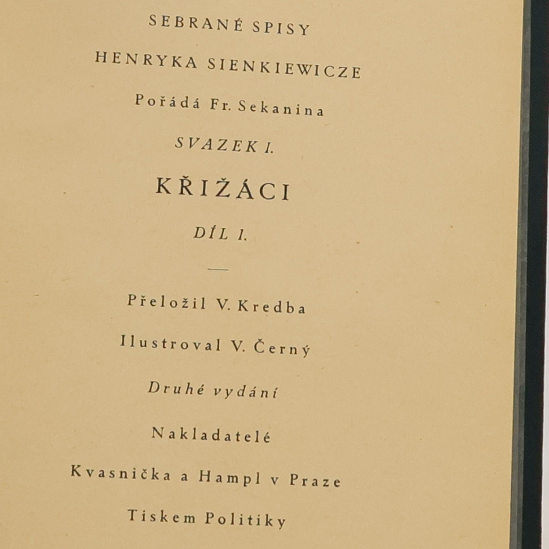 Henryk Sienkiewicz Křižáci I