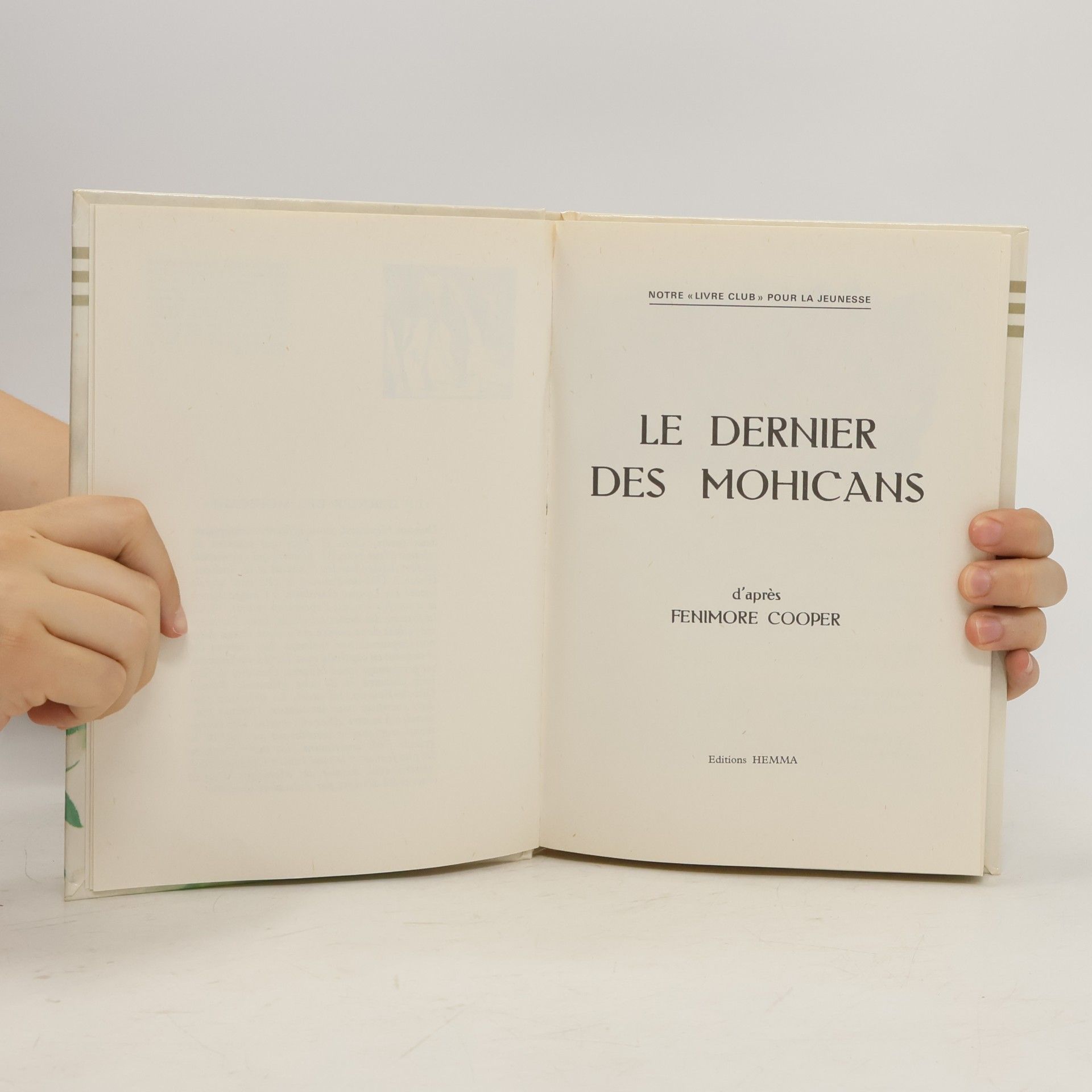 James Fenimore Cooper Le dernier des Mohicans