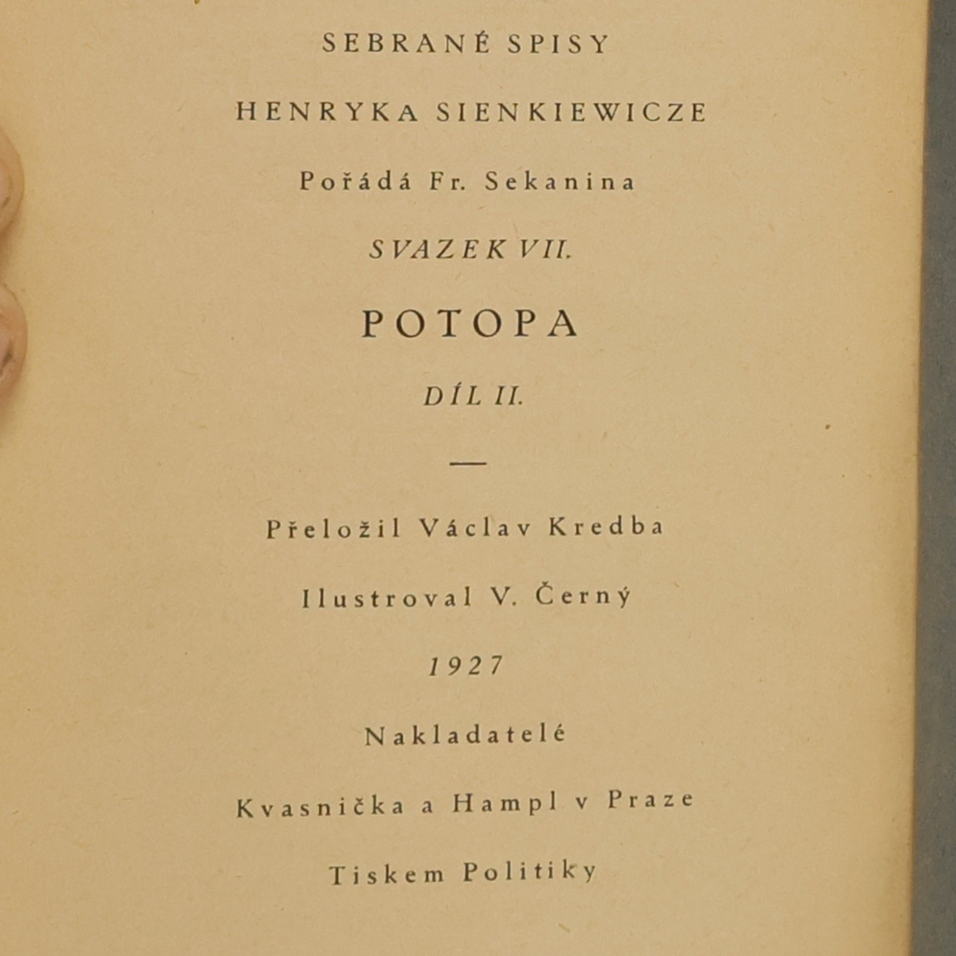 Henryk Sienkiewicz Potopa II