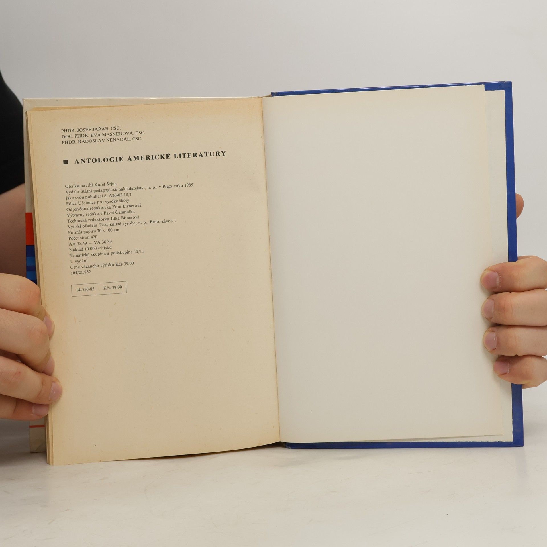Various authors Antologie anglické literatury