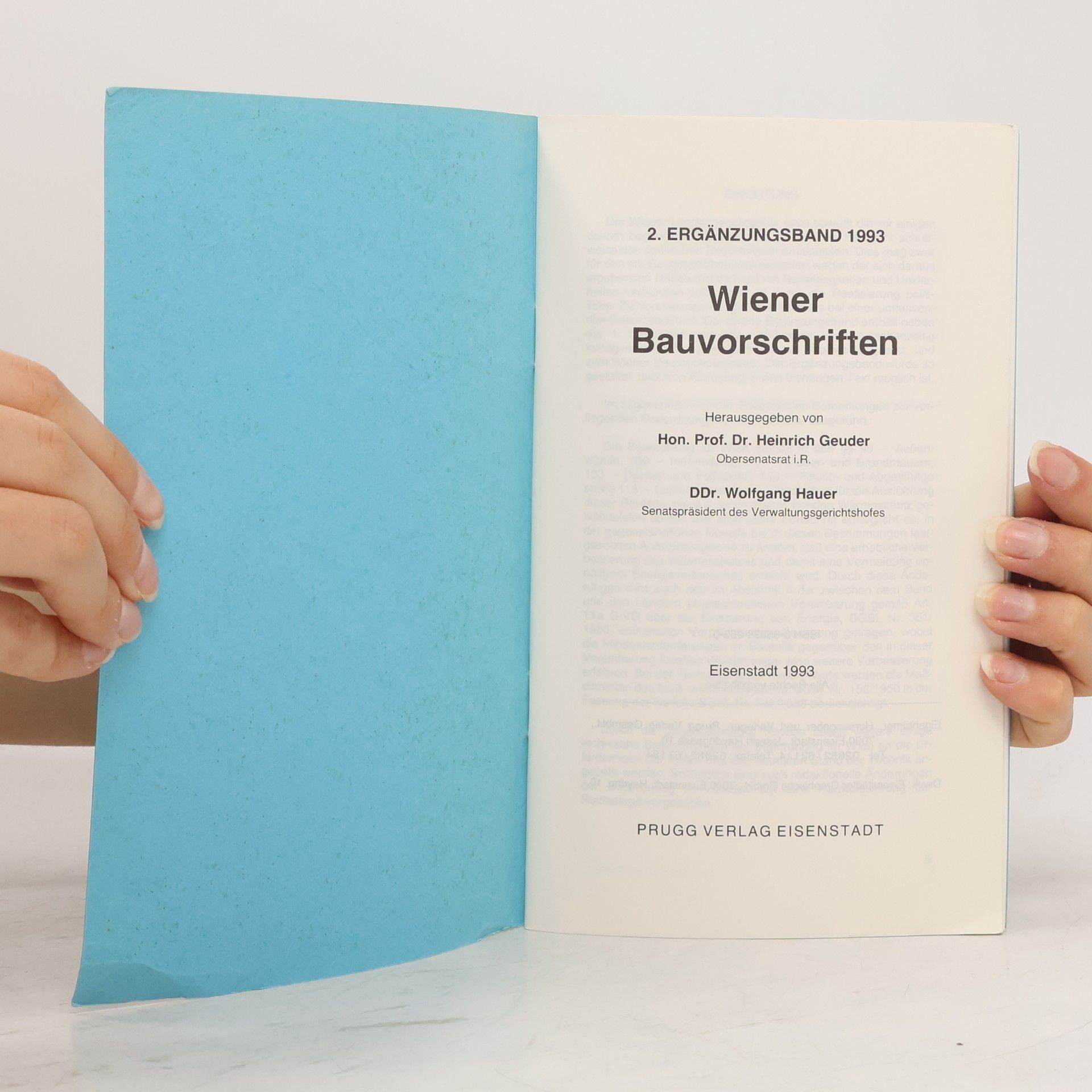 Heinrich Geuder Wiener Bauvorschriften