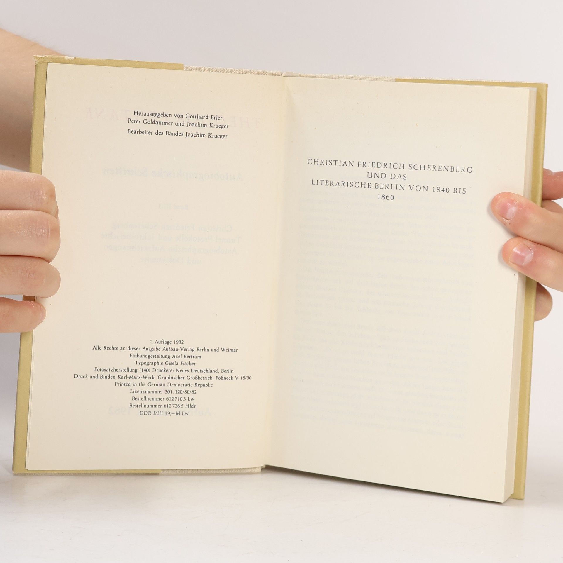 Theodor Fontane Autobiographische Schriften III/1