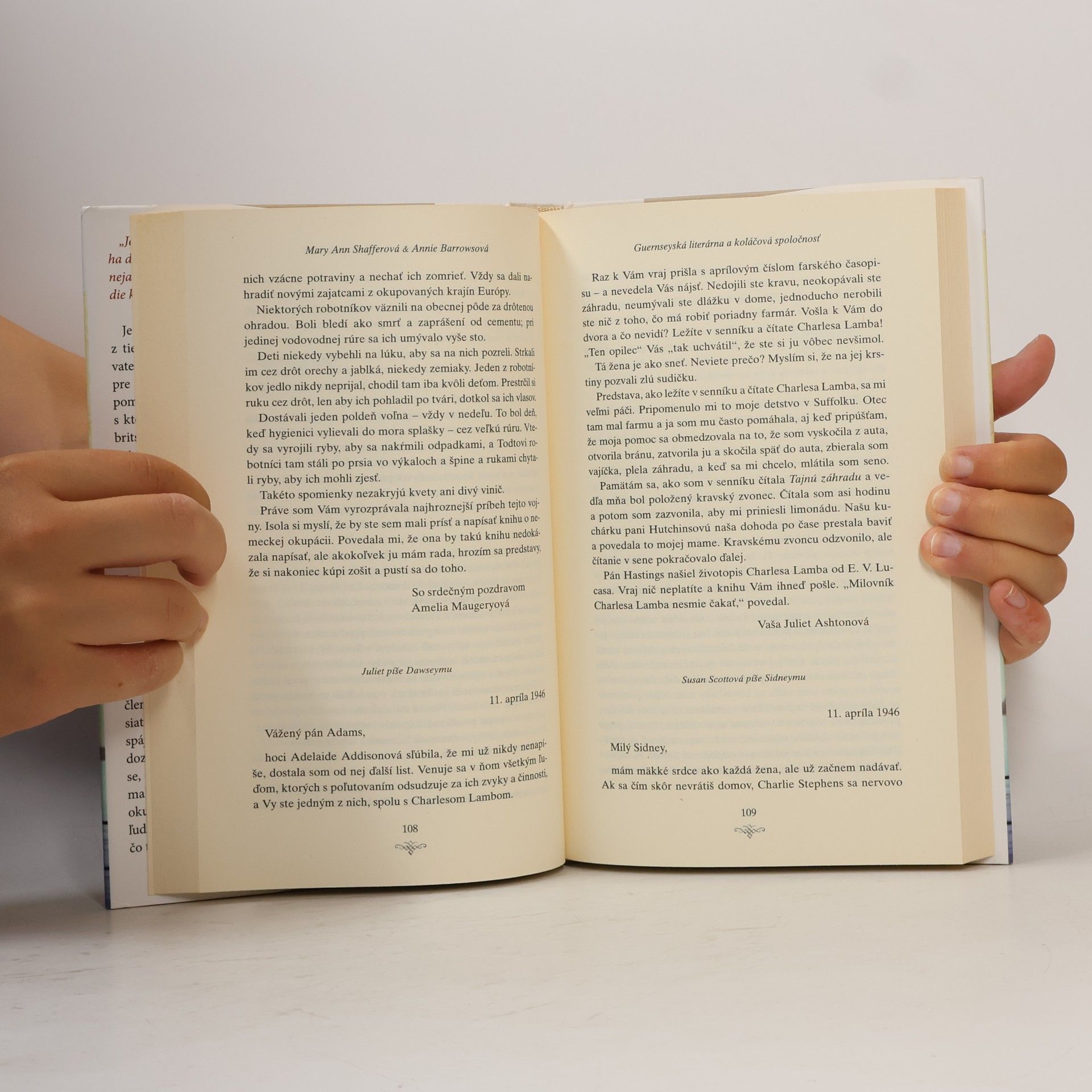 Mary Ann Shaffer Guernseyská literárna a koláčová spoločnosť