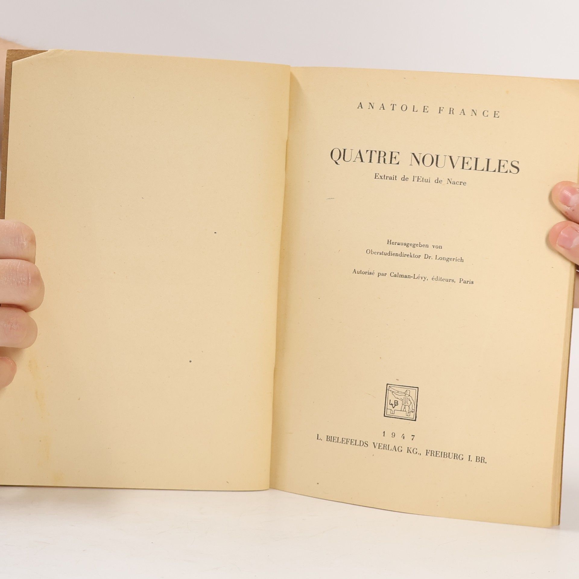 Anatole France Quatre Nouvelles