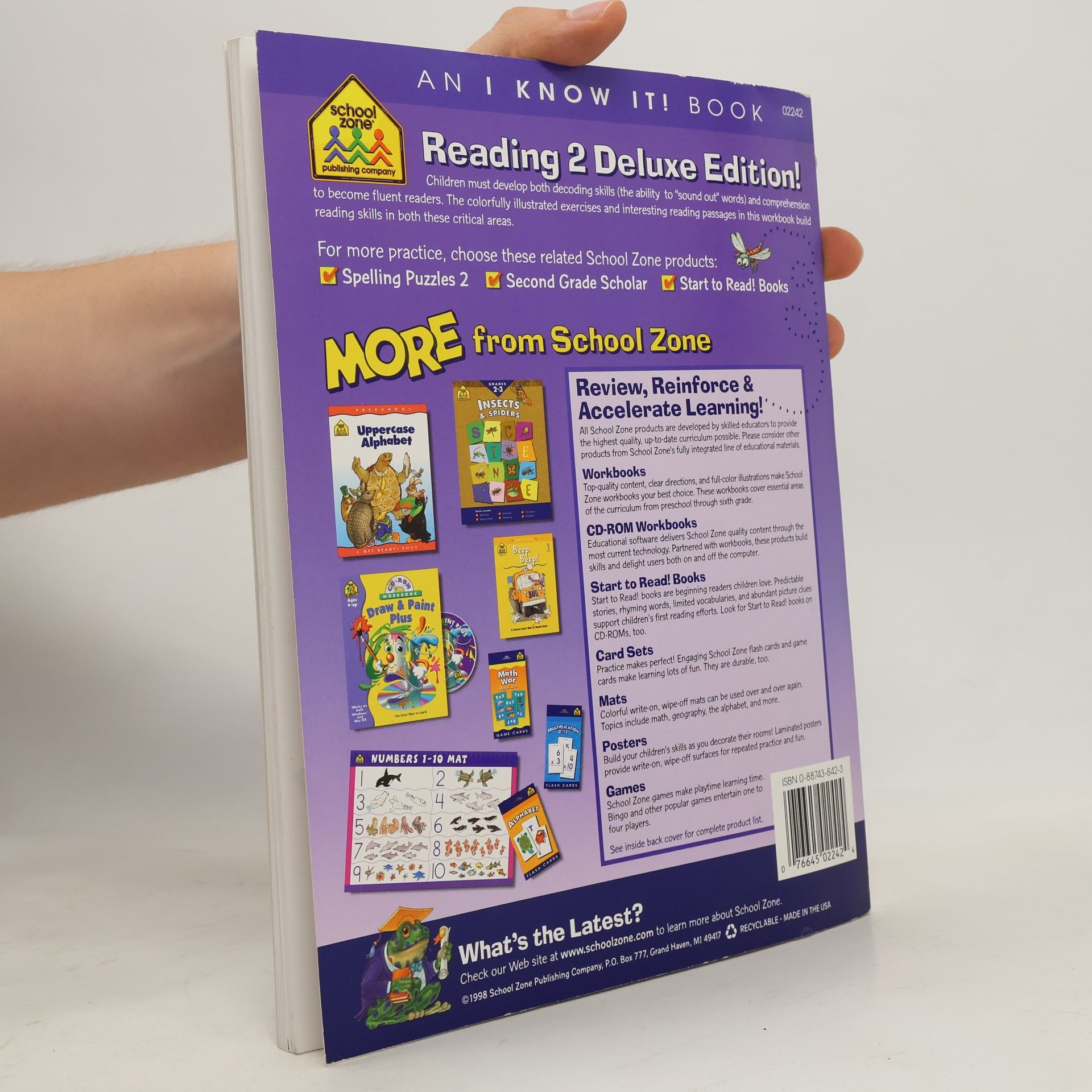 School Zone Publishing Company Staff Reading Comprehension 2 Grade 2 Deluxe Edition