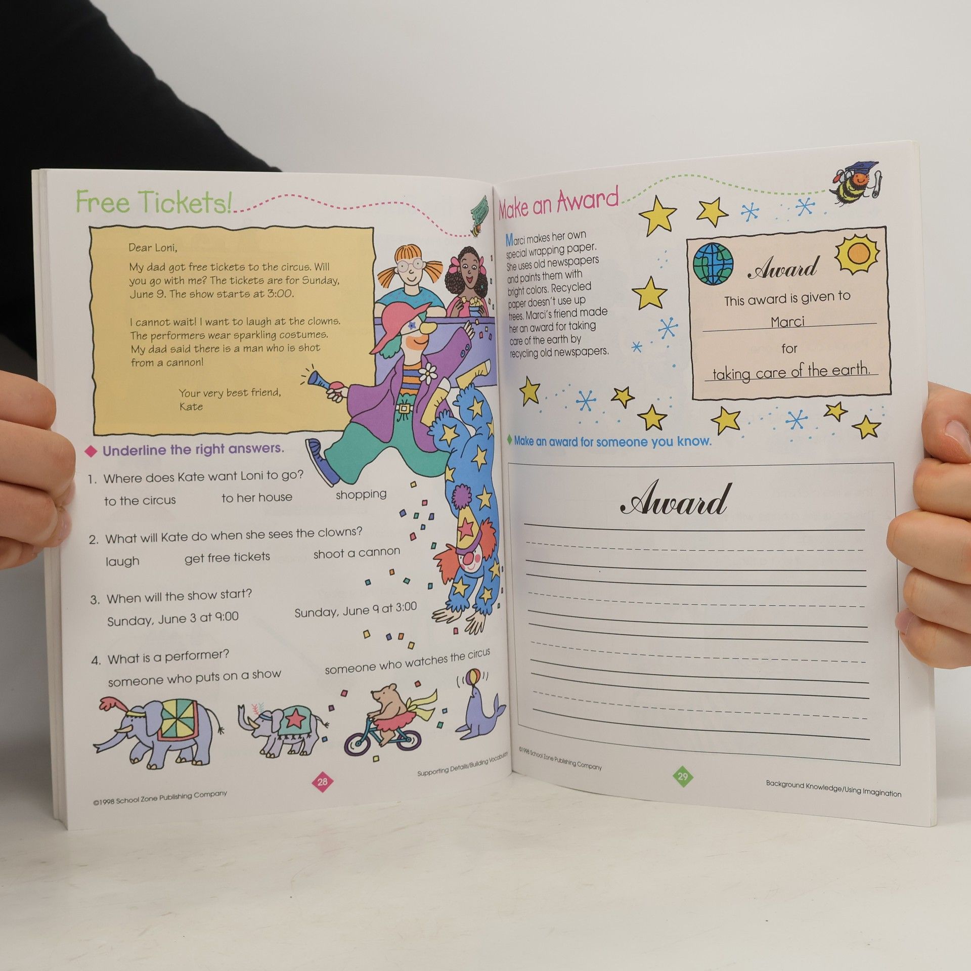 School Zone Publishing Company Staff Reading Comprehension 2 Grade 2 Deluxe Edition