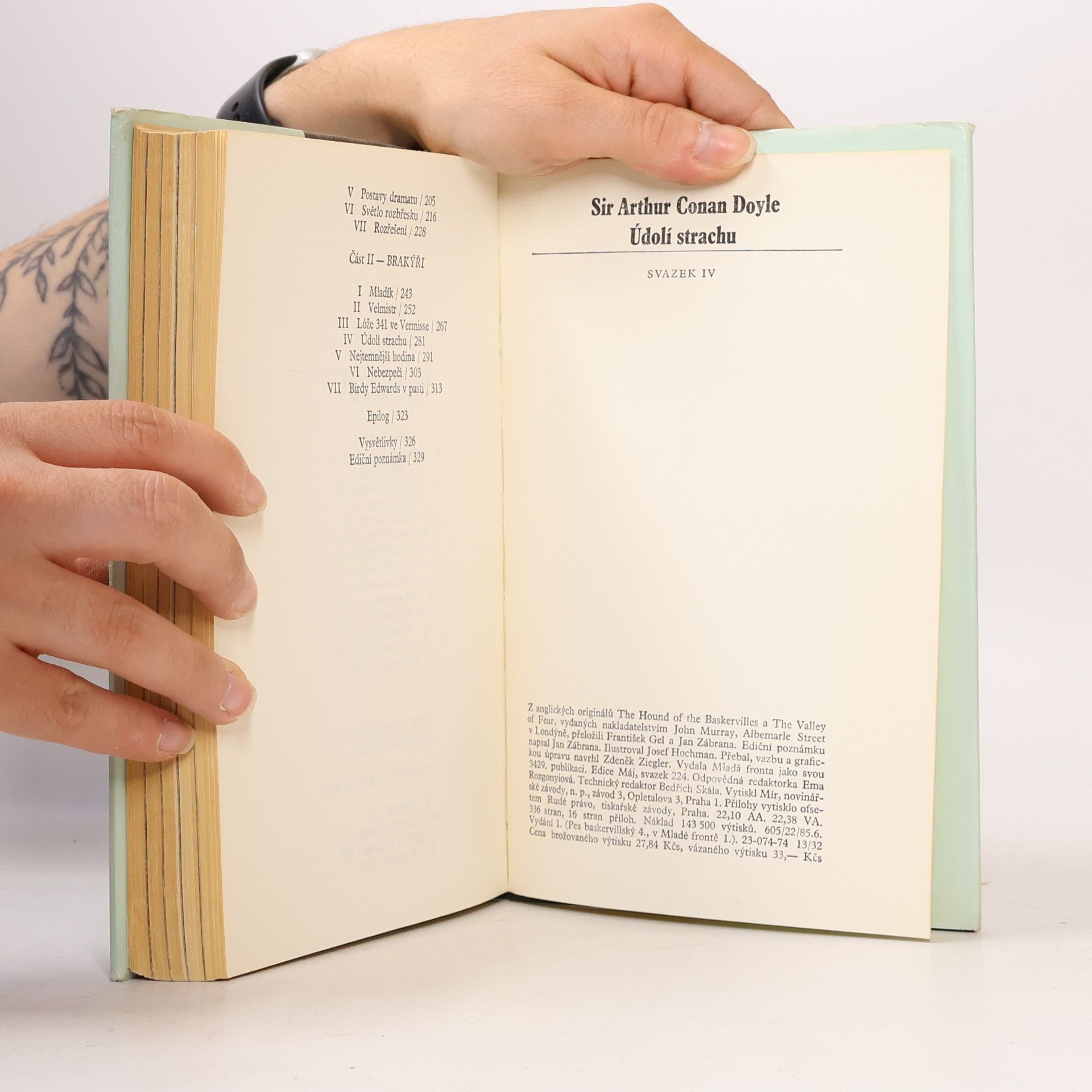 Arthur Conan Doyle Údolí strachu