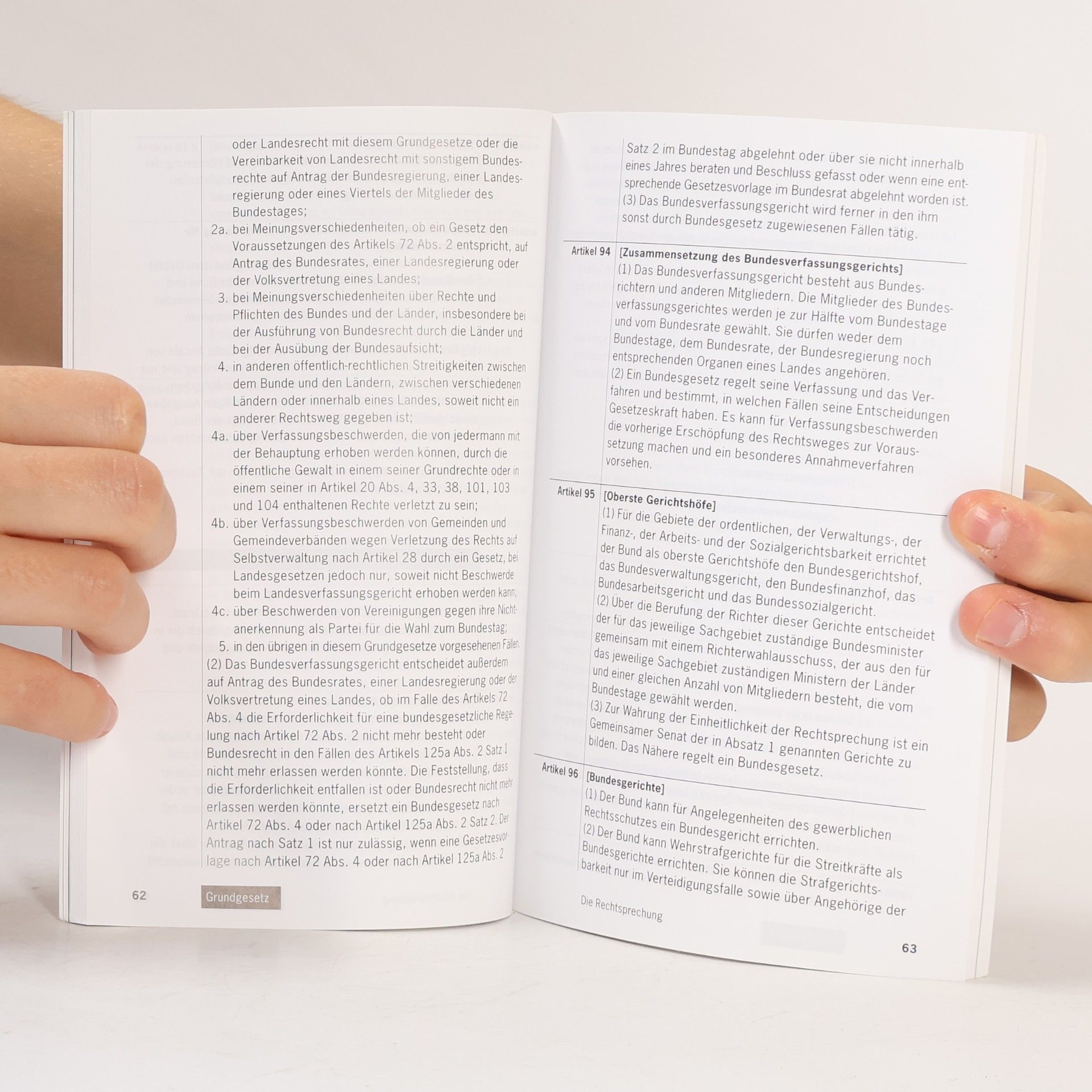 Various authors Grundgesetz Landesverfassung