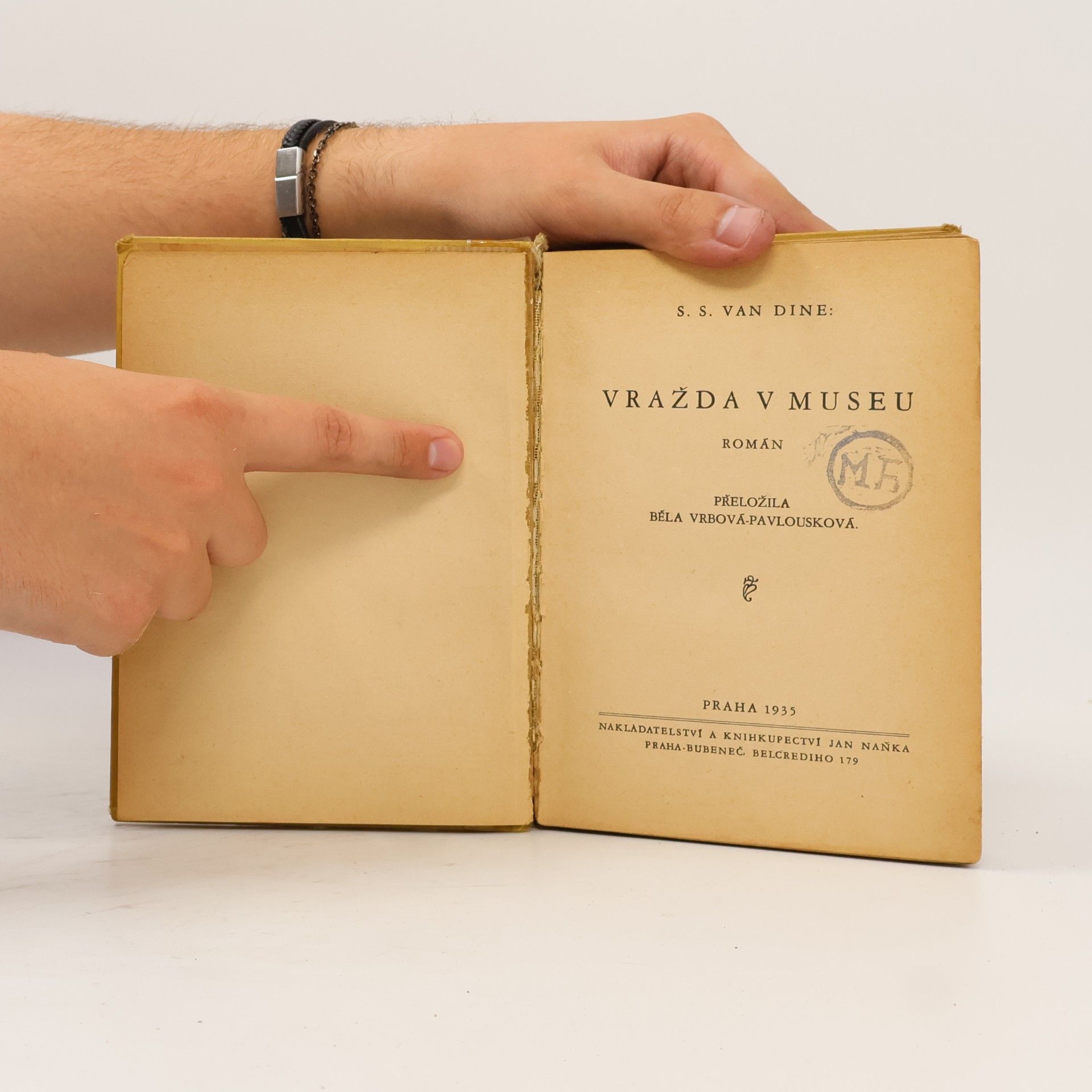 S. S. Van Dine Vražda v museu