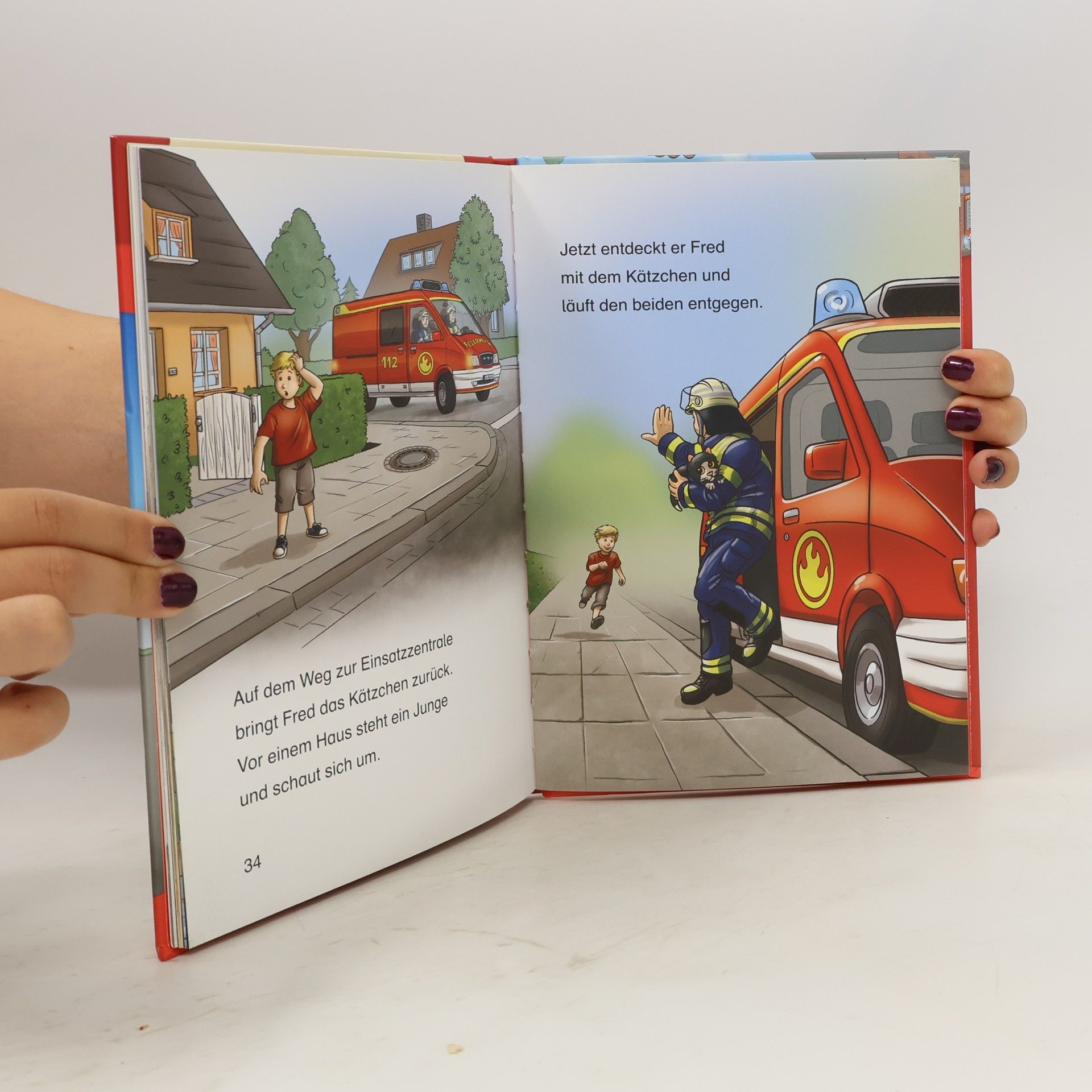 Annette Neubauer Leselöwen 1. Klasse - Achtung, Feuerwehr im Einsatz!