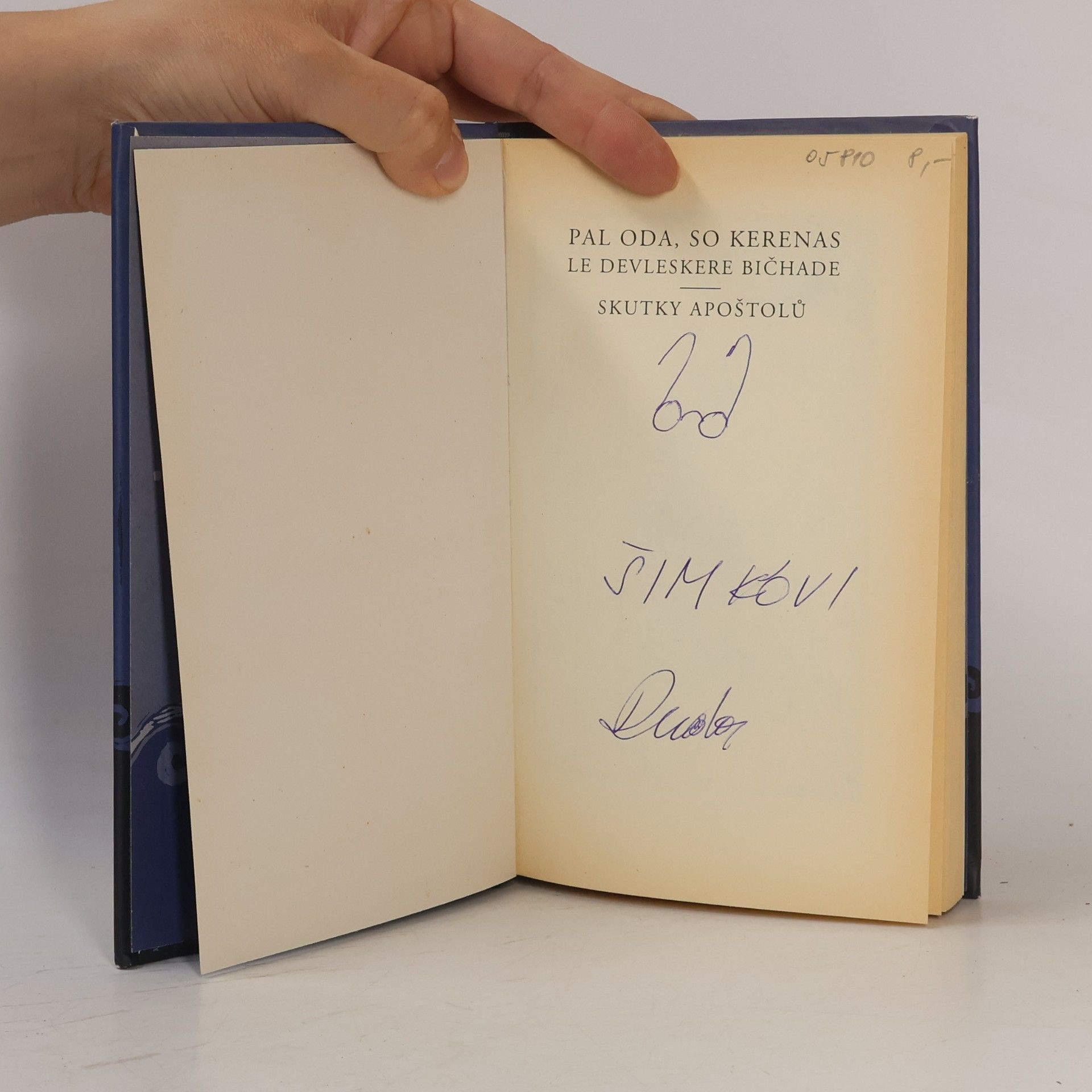 Milena Hübschmannová Pal oda, so kerenas le devleskere bičhade. Skutky apoštolů (romsko-české vydání)