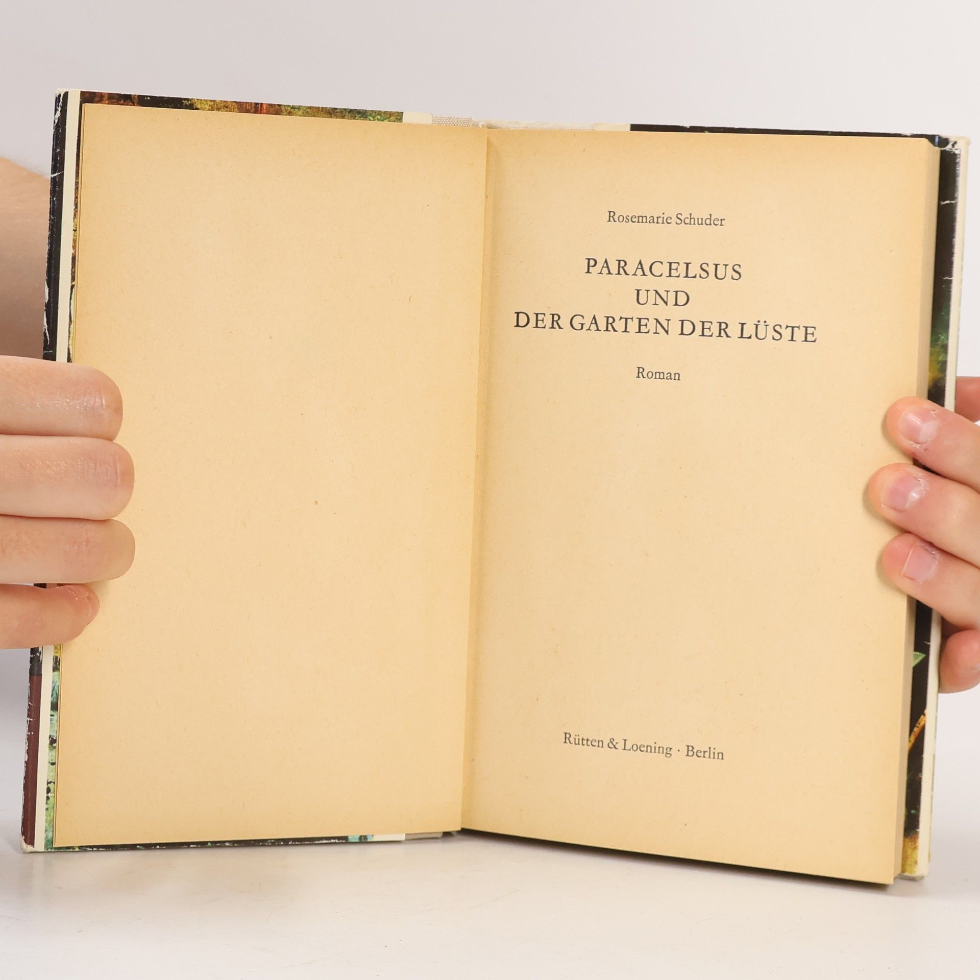 Rosemarie Schuder Paracelsus und Der Garten der Lüste