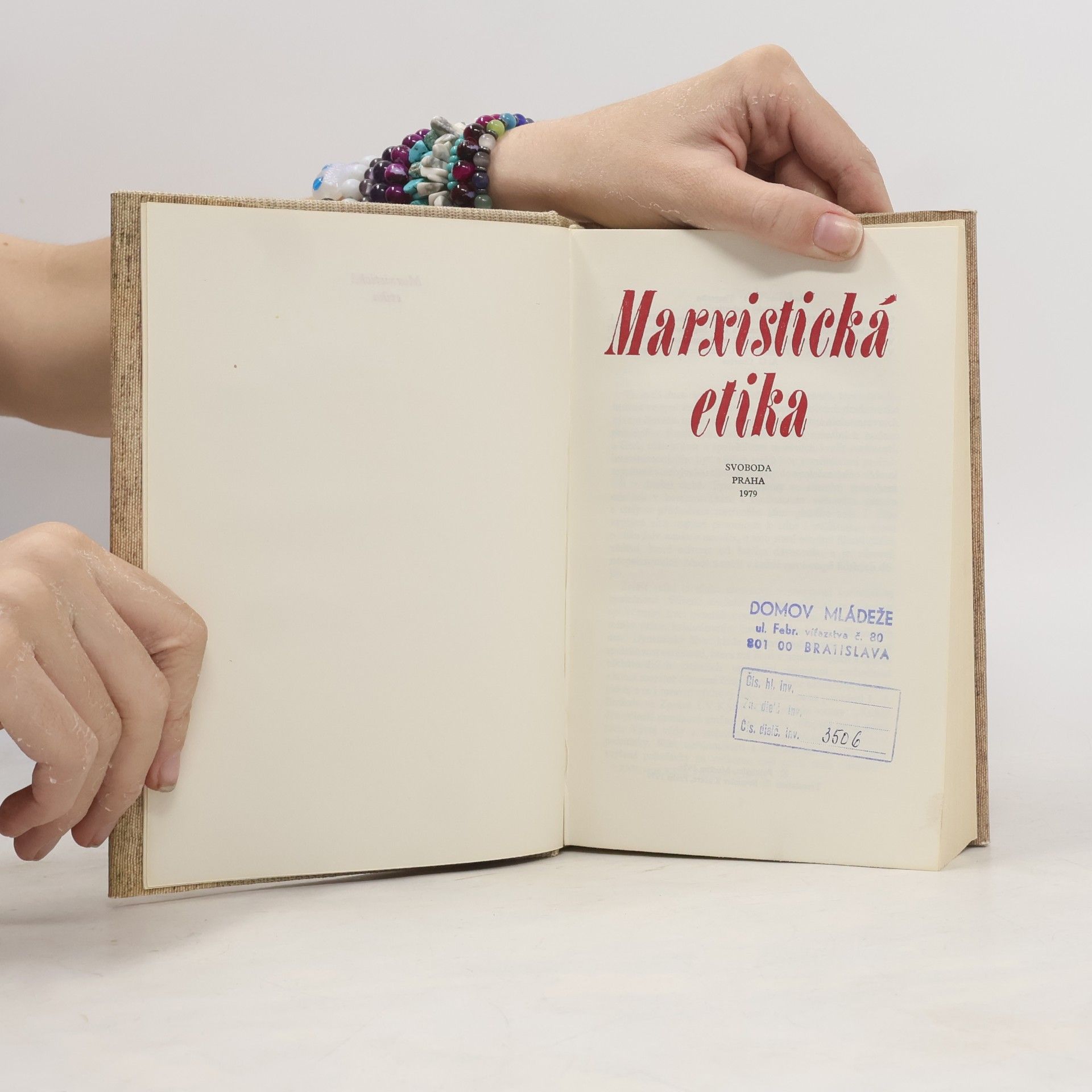 Collectif d'auteurs Marxistická etika