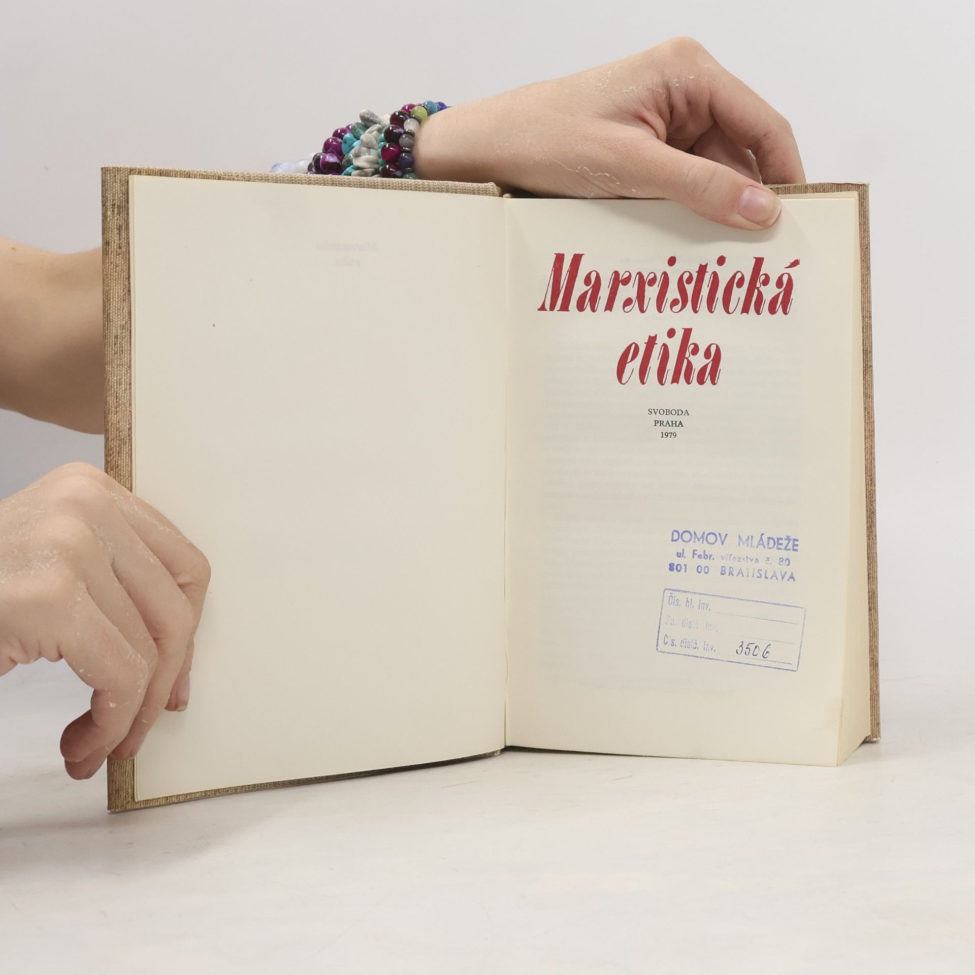 Collectif d'auteurs Marxistická etika