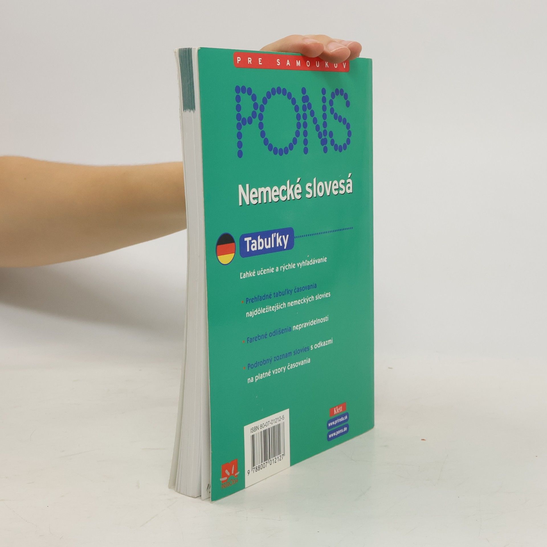 Eva Maria Weermann Pons Nemecké slovesá Tabuľky