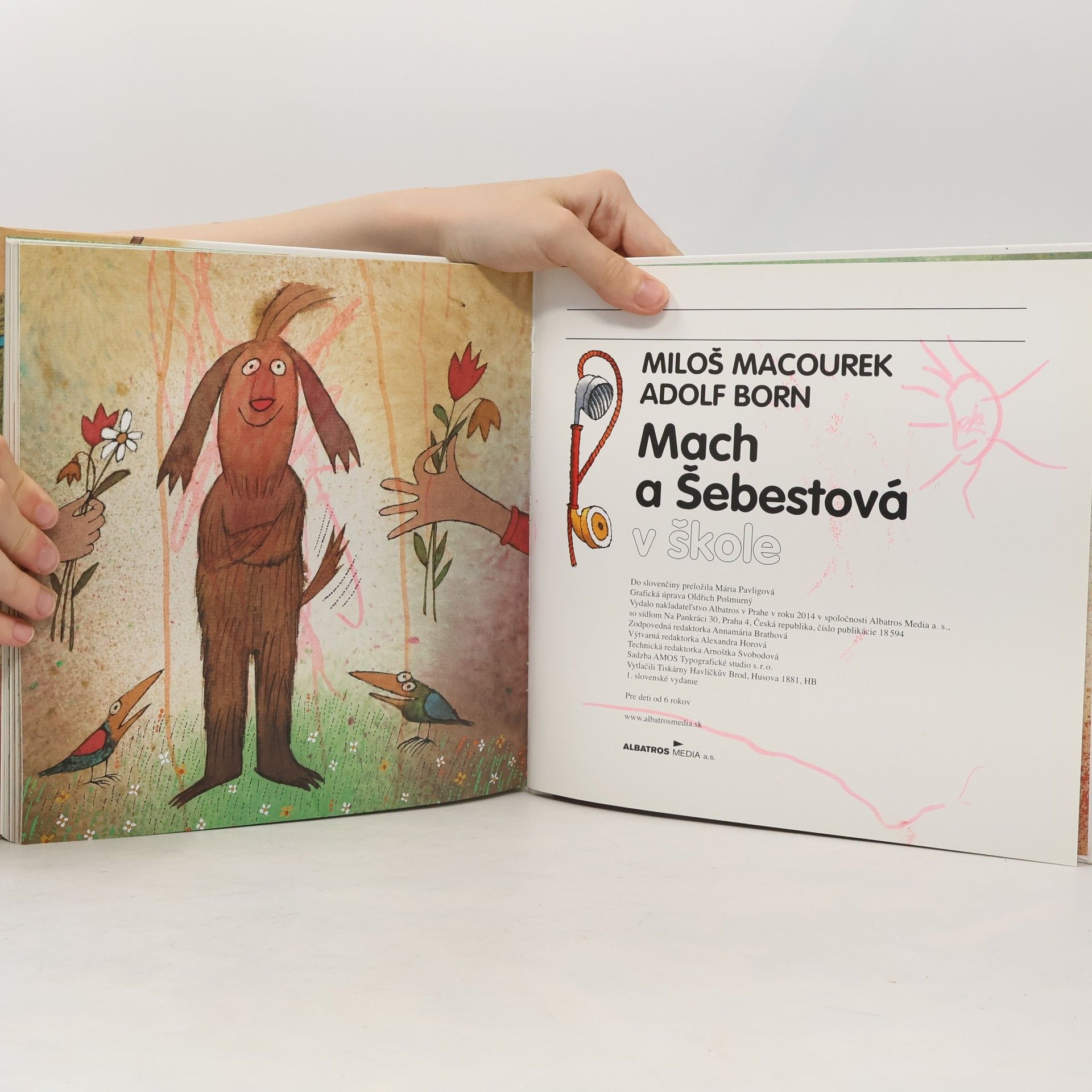 Born Adolf Macourek Miloš Mach a Šebestová v škole