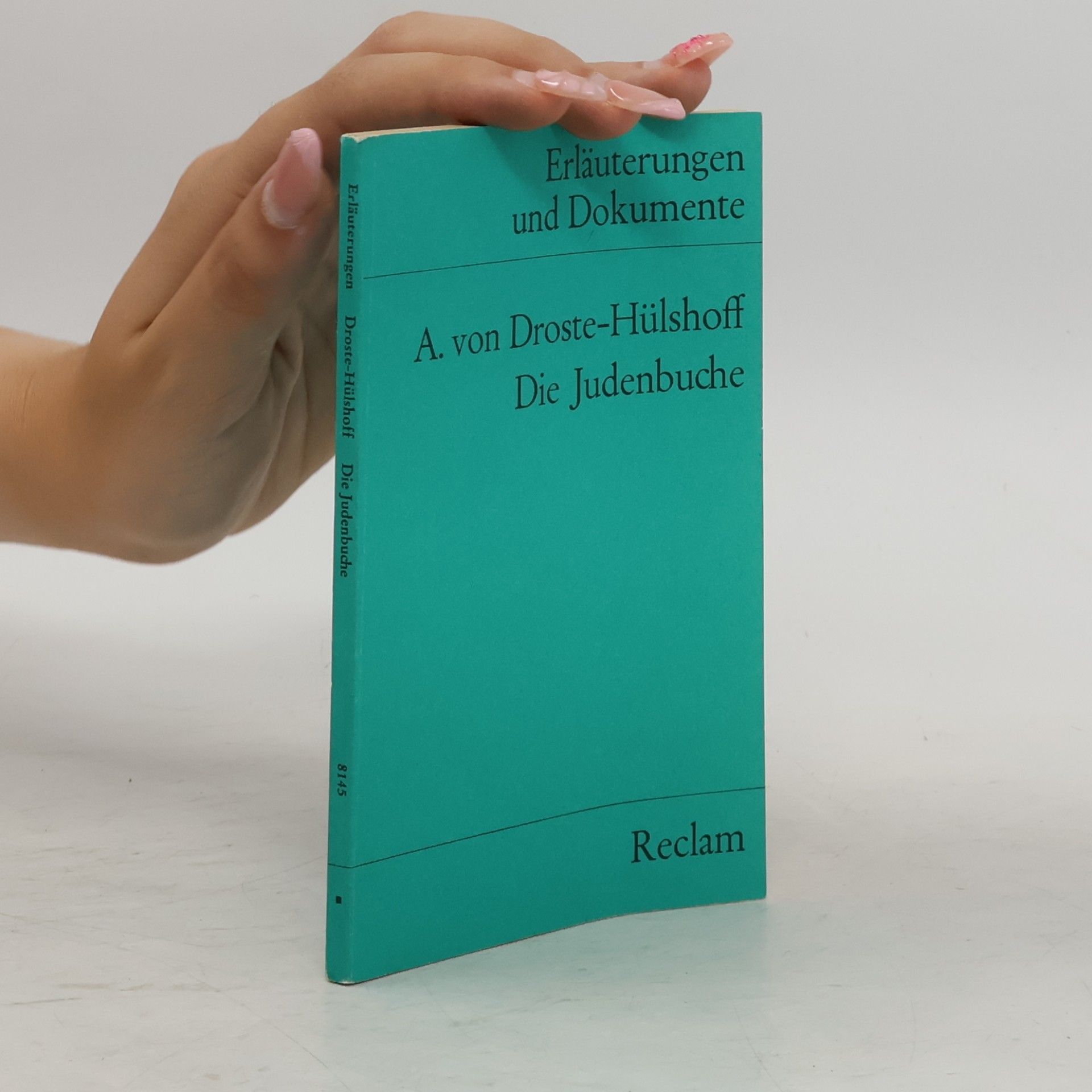Walter Huge Annette von Droste-Hülshoff, Die Judenbuche
