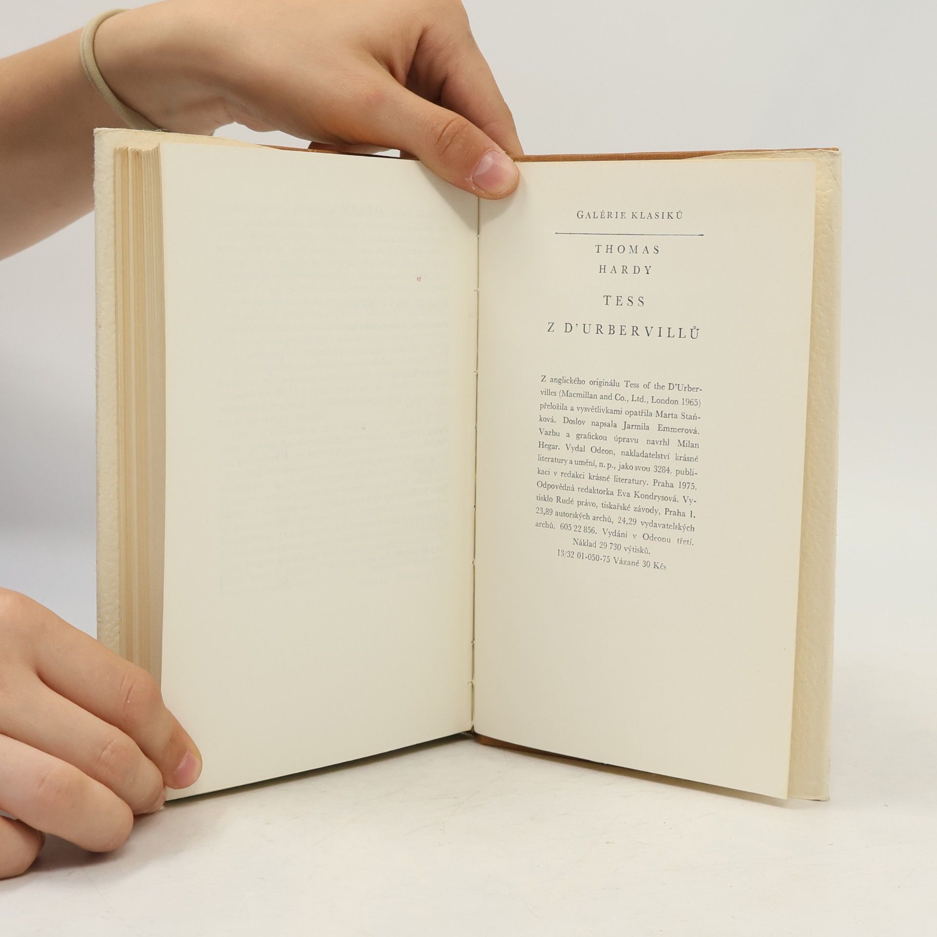Thomas Hardy Tess z d'Urbervillů