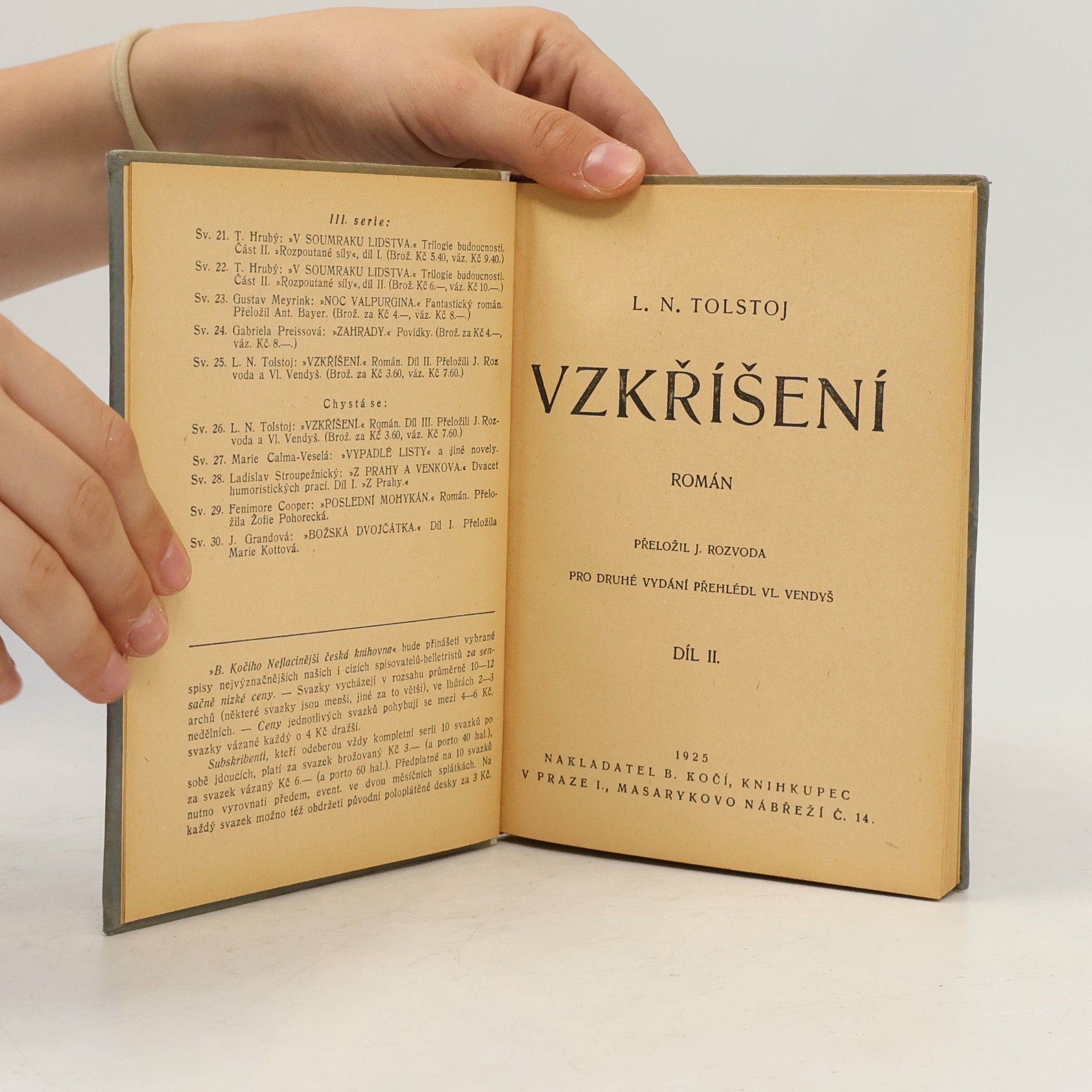 Leone Tolstoi Vzkříšení II.
